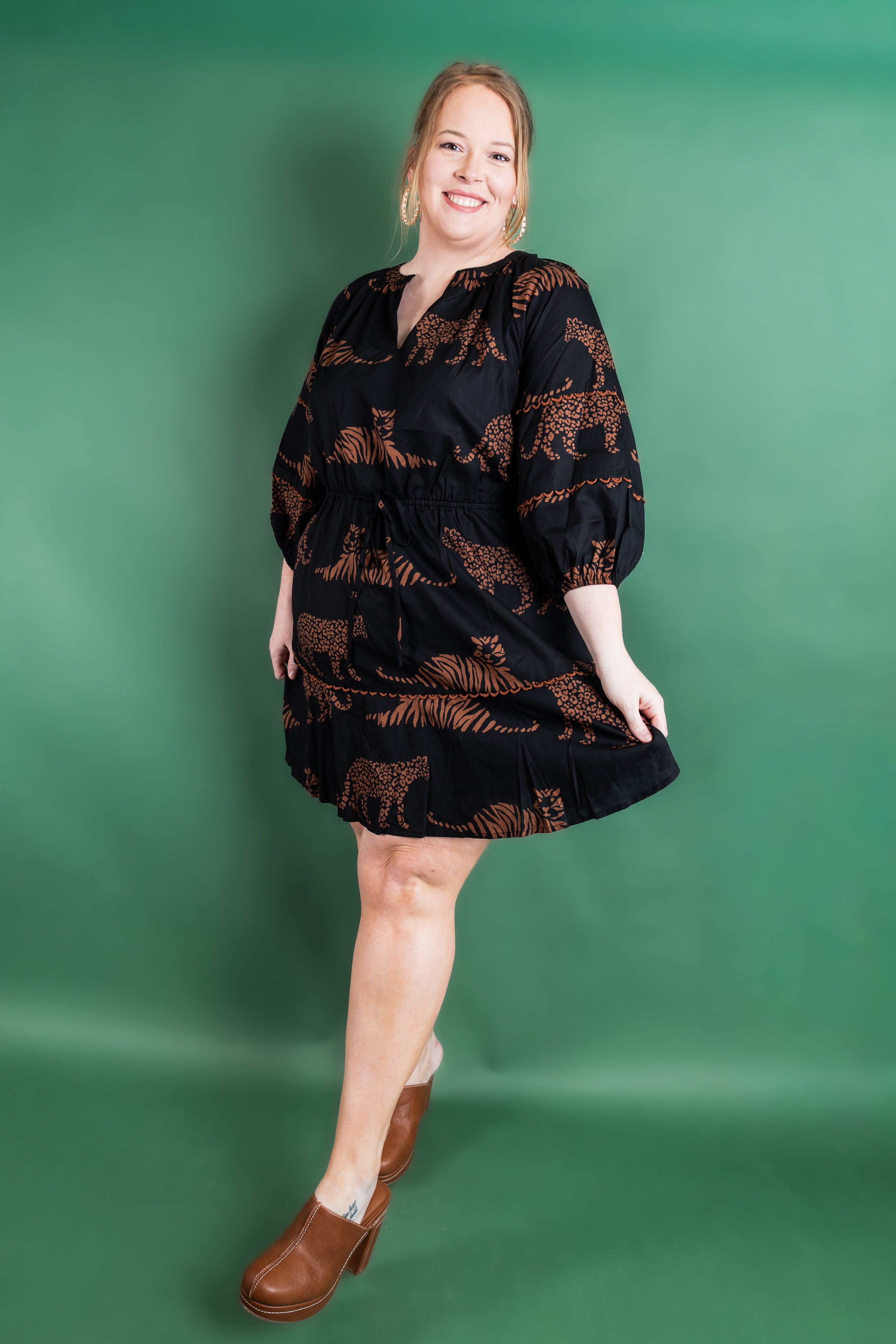 Plus Size Midnight Prowl Midi
