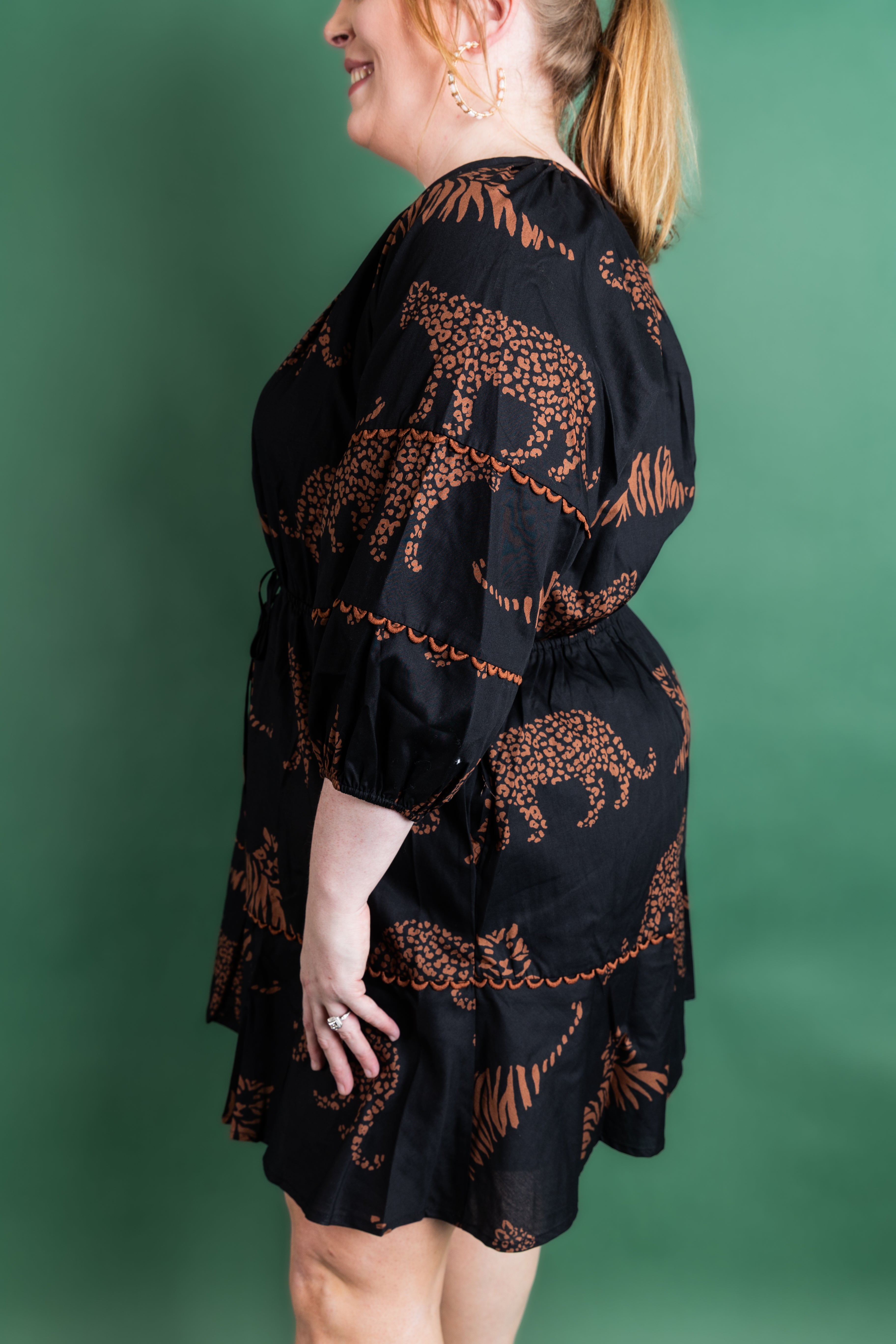 Plus Size Midnight Prowl Midi