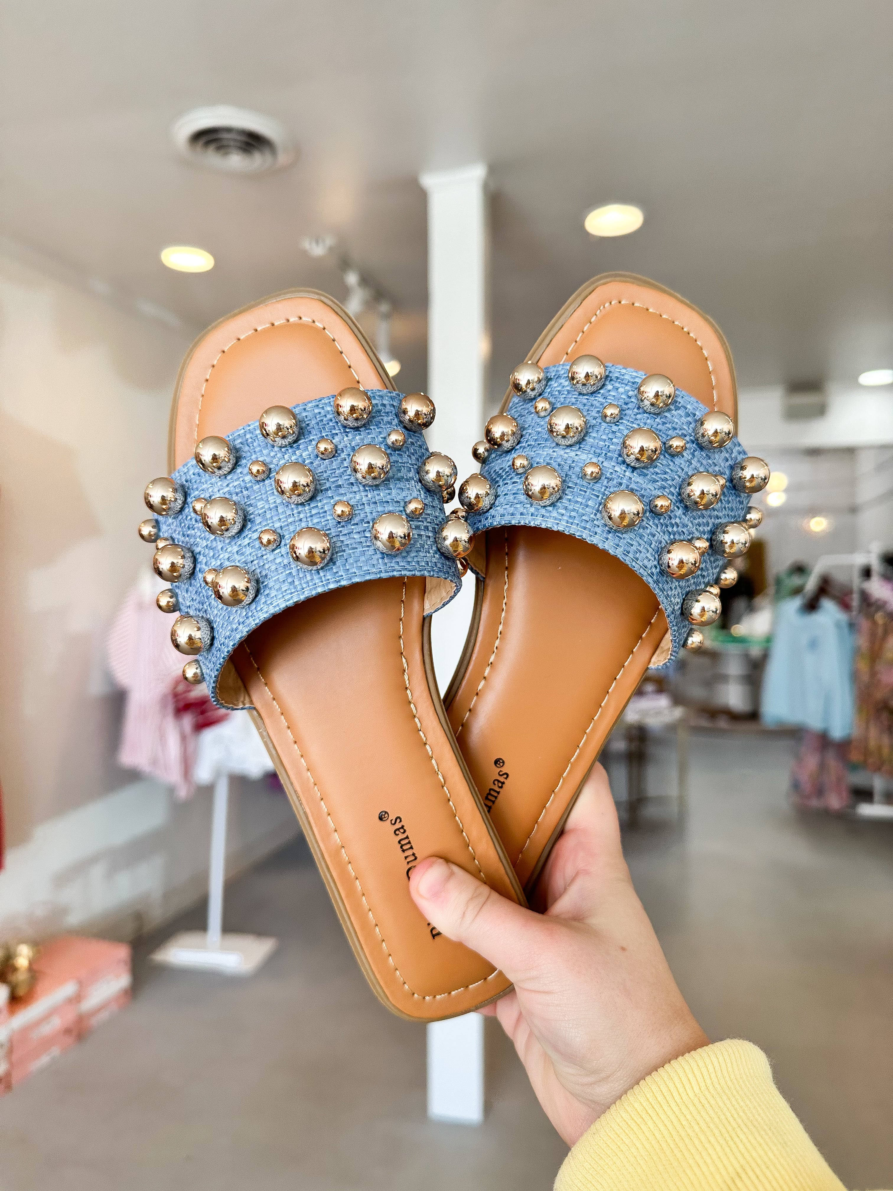 Denim Woven Sandal