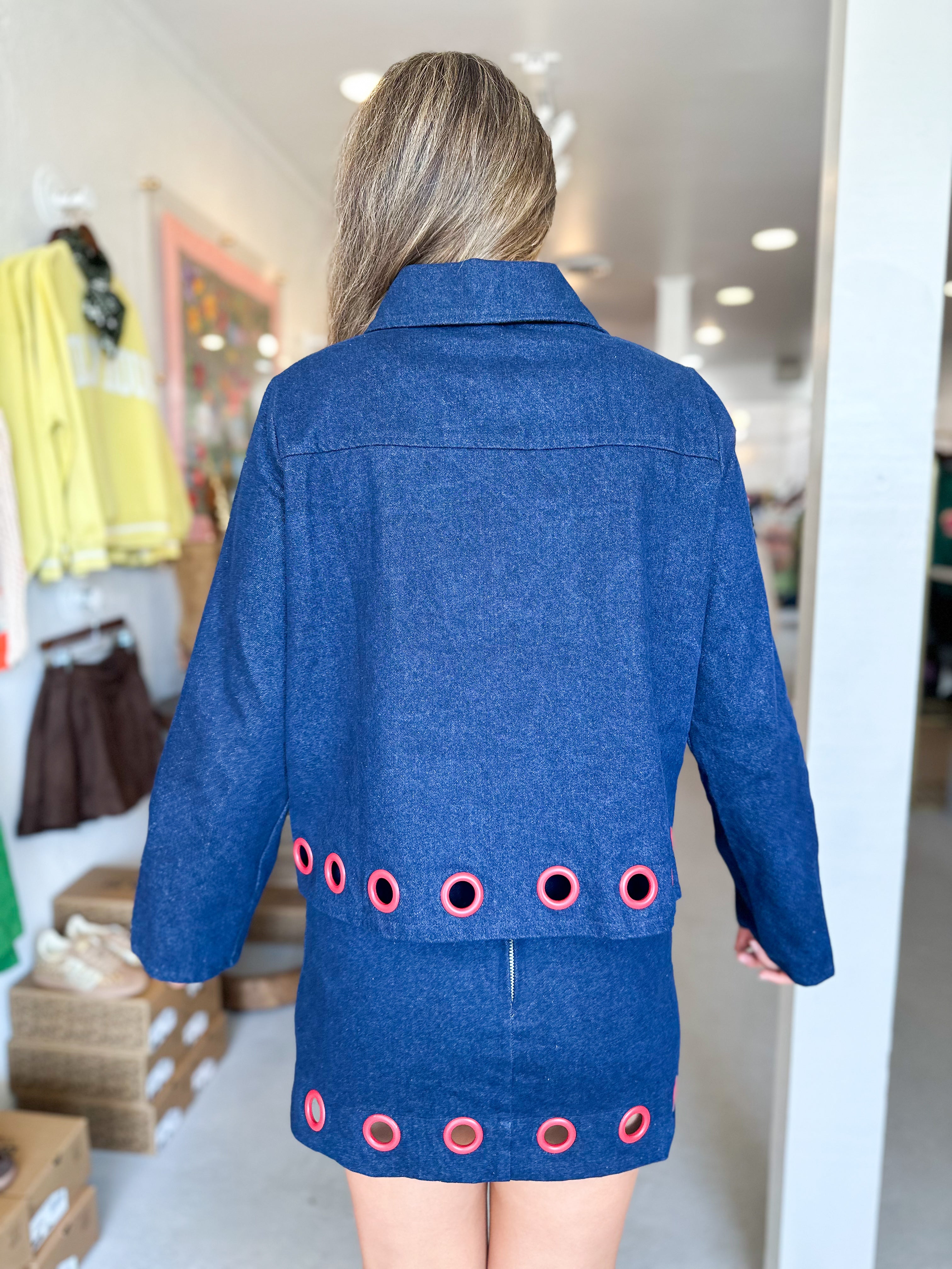 Grommet Statement Jacket