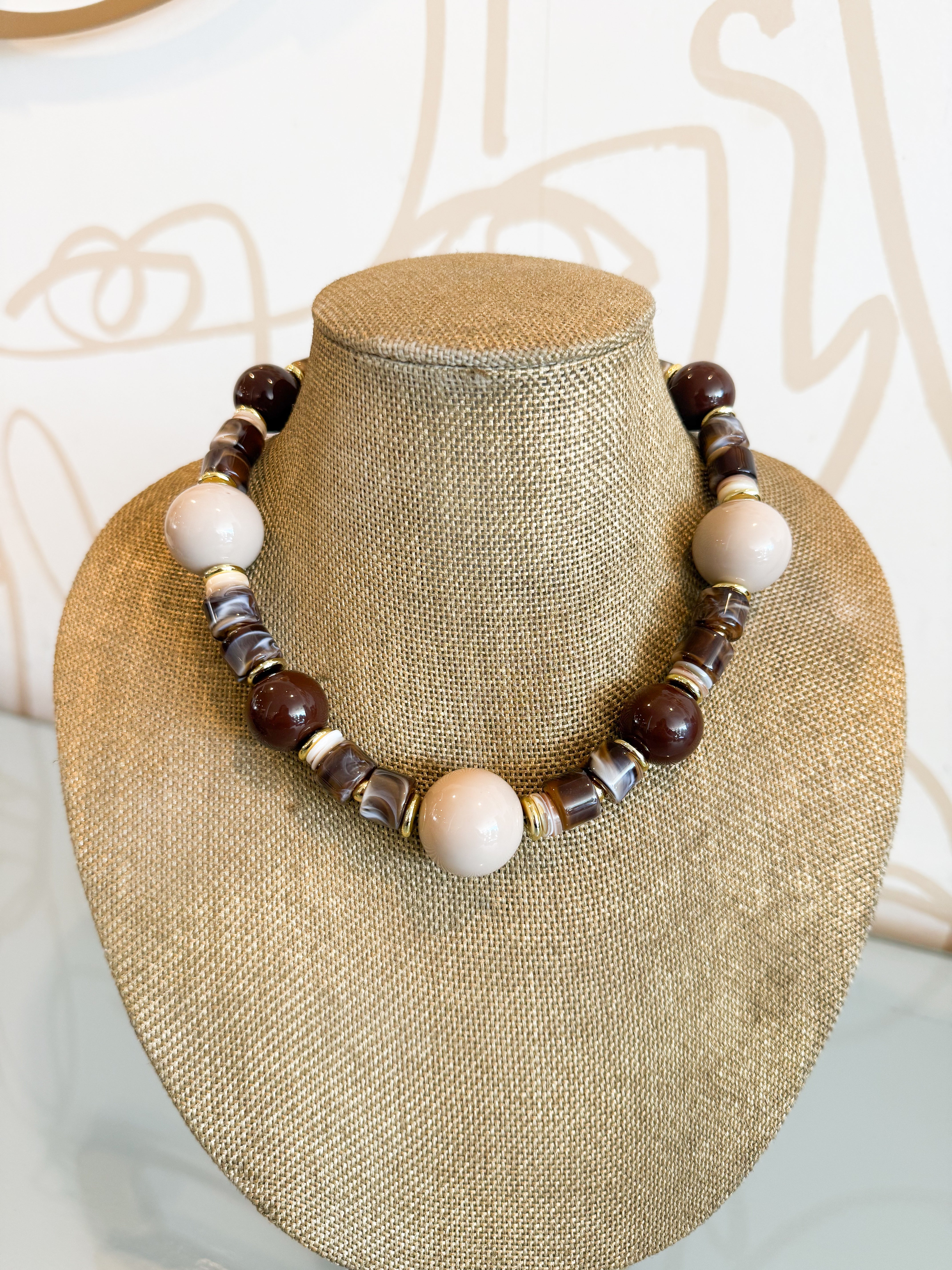 Treasure Jewels Mocha Muse Necklace
