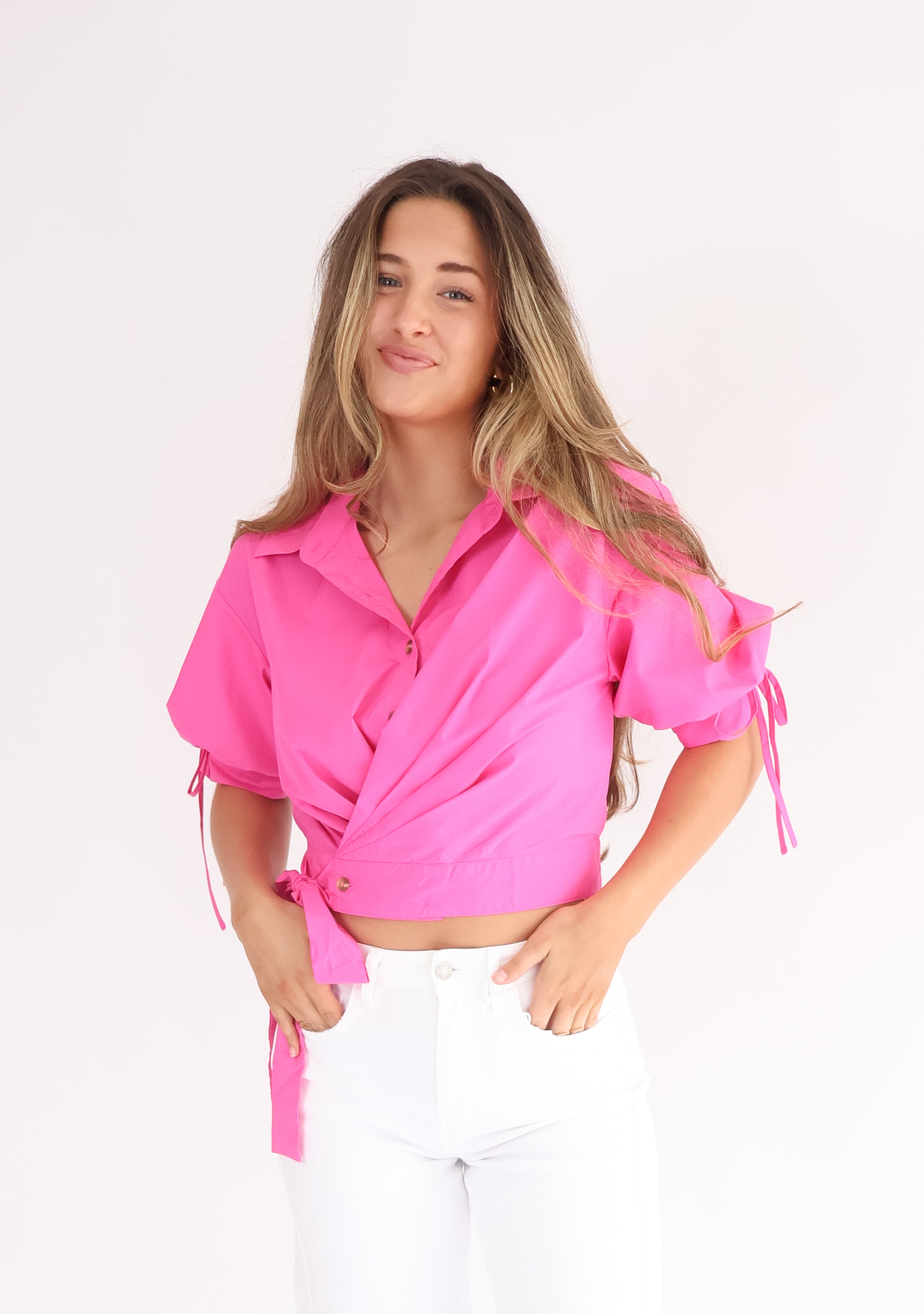 Elara Wrap Top