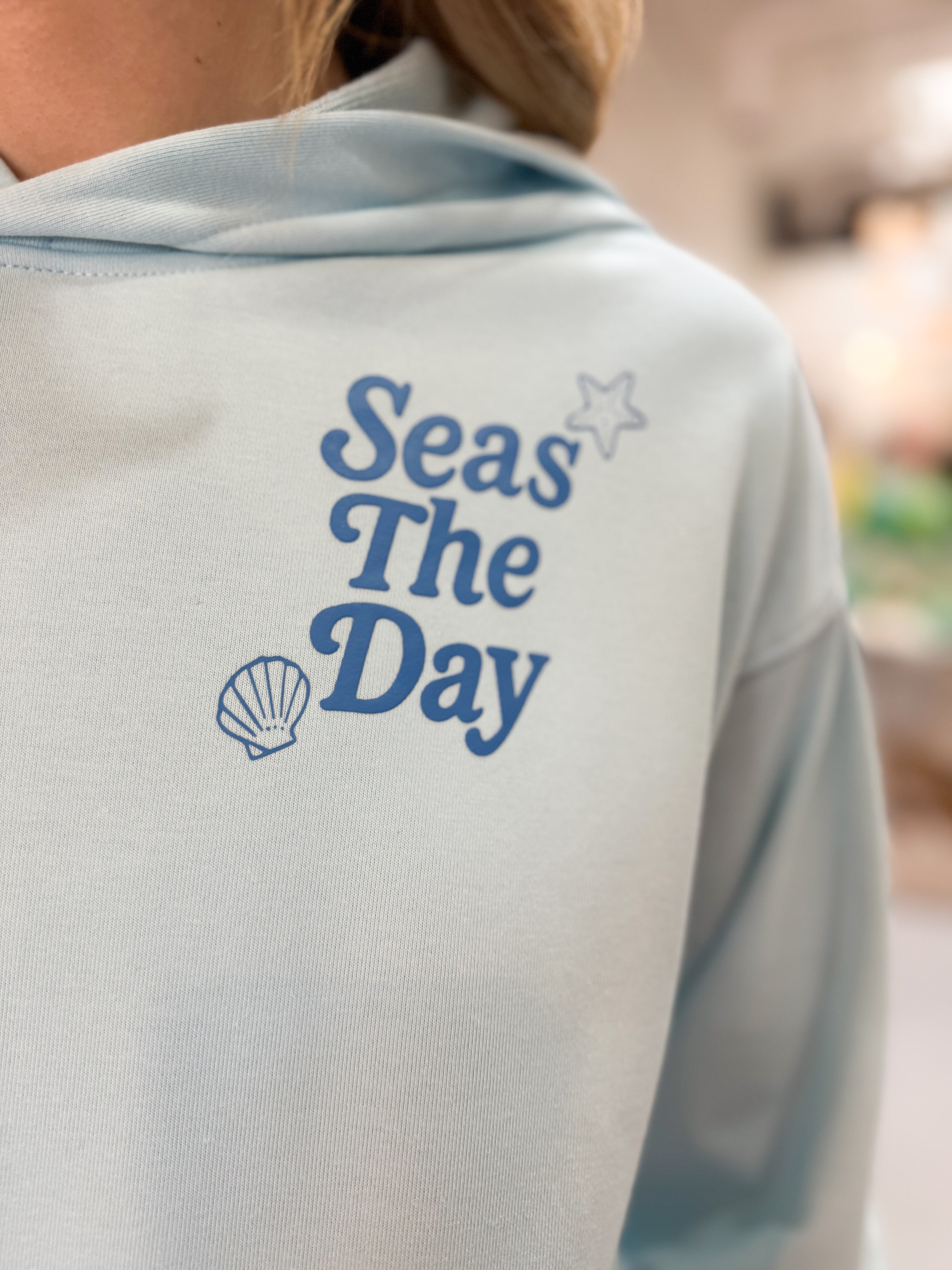 Seas The Day Hoodie & Shorts Set
