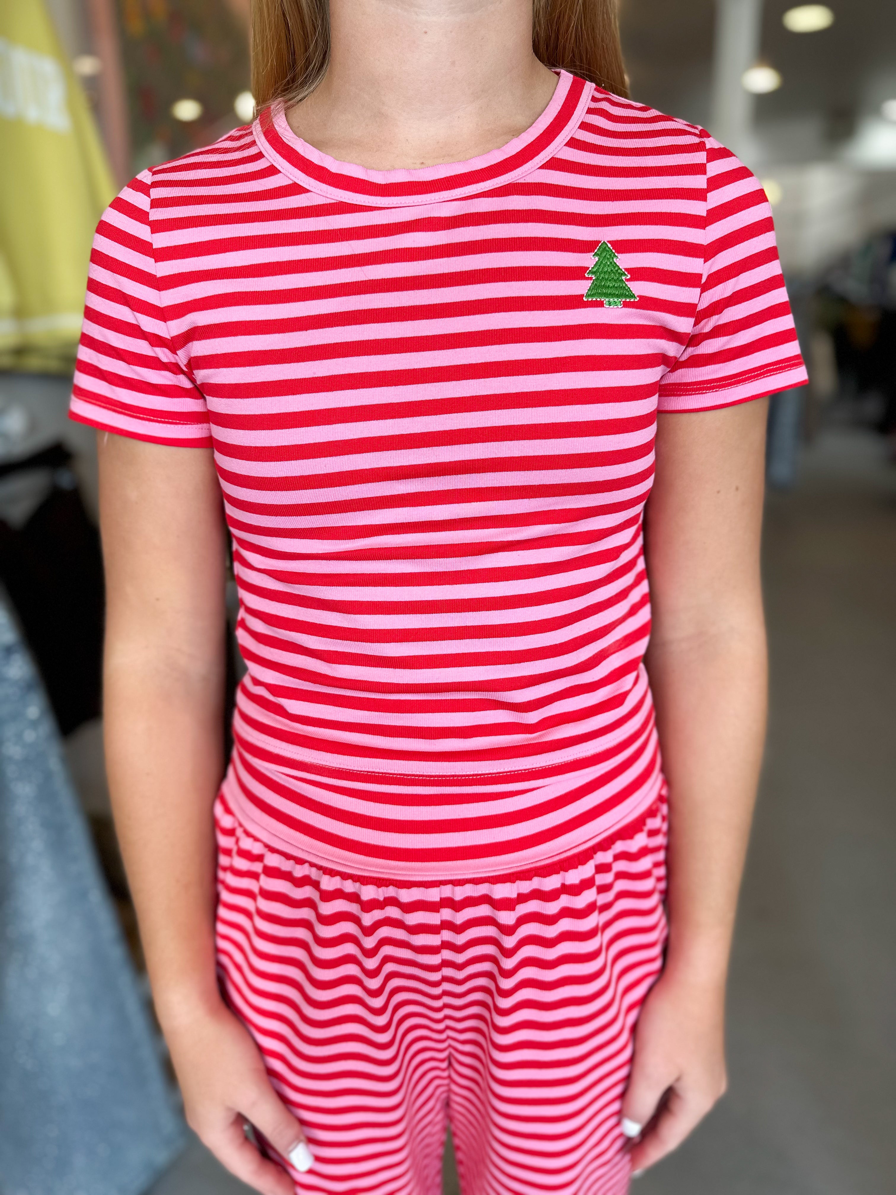 Christmas Striped Lounge Set