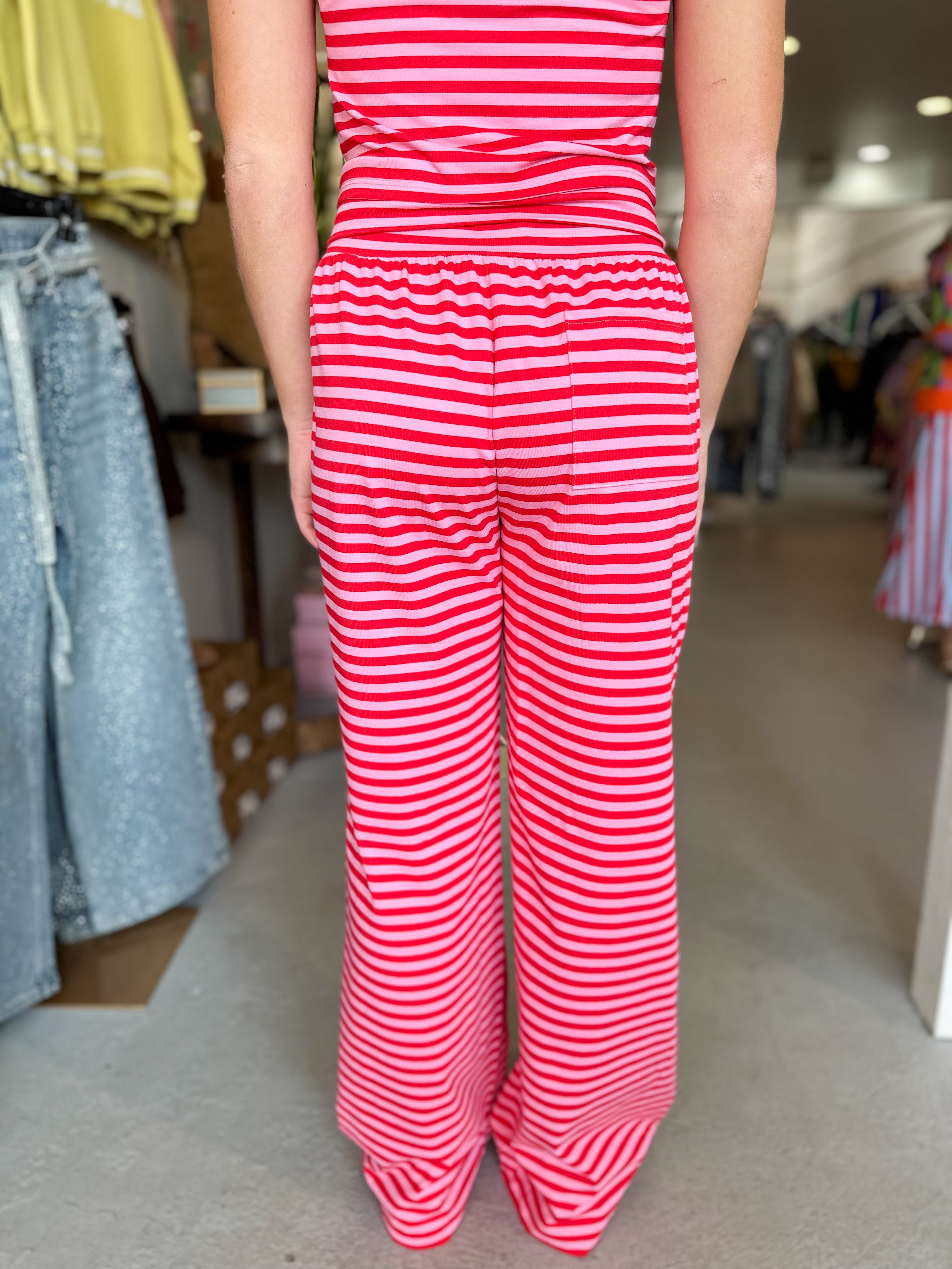 Christmas Striped Lounge Set