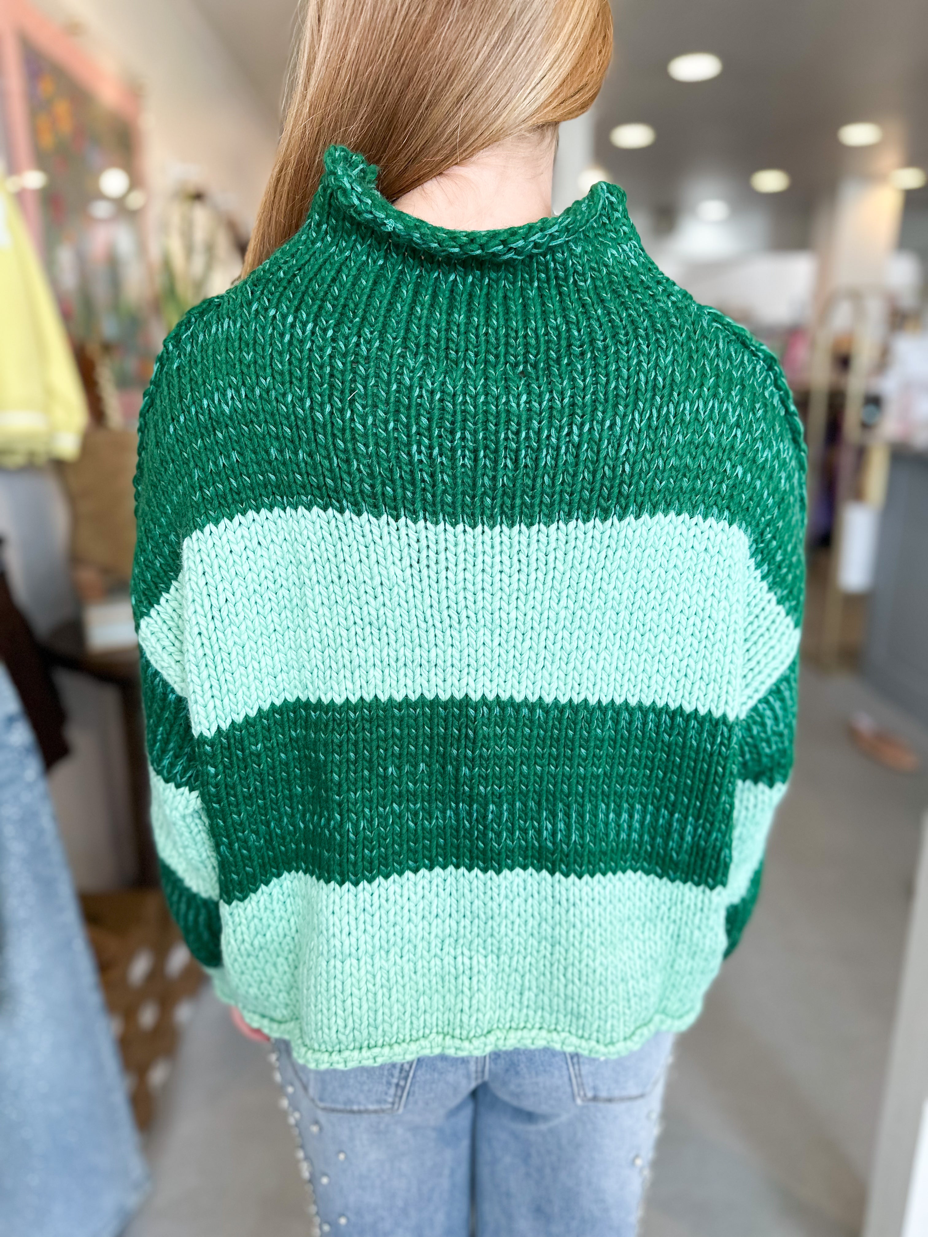 Rollneck Stripe Sweater