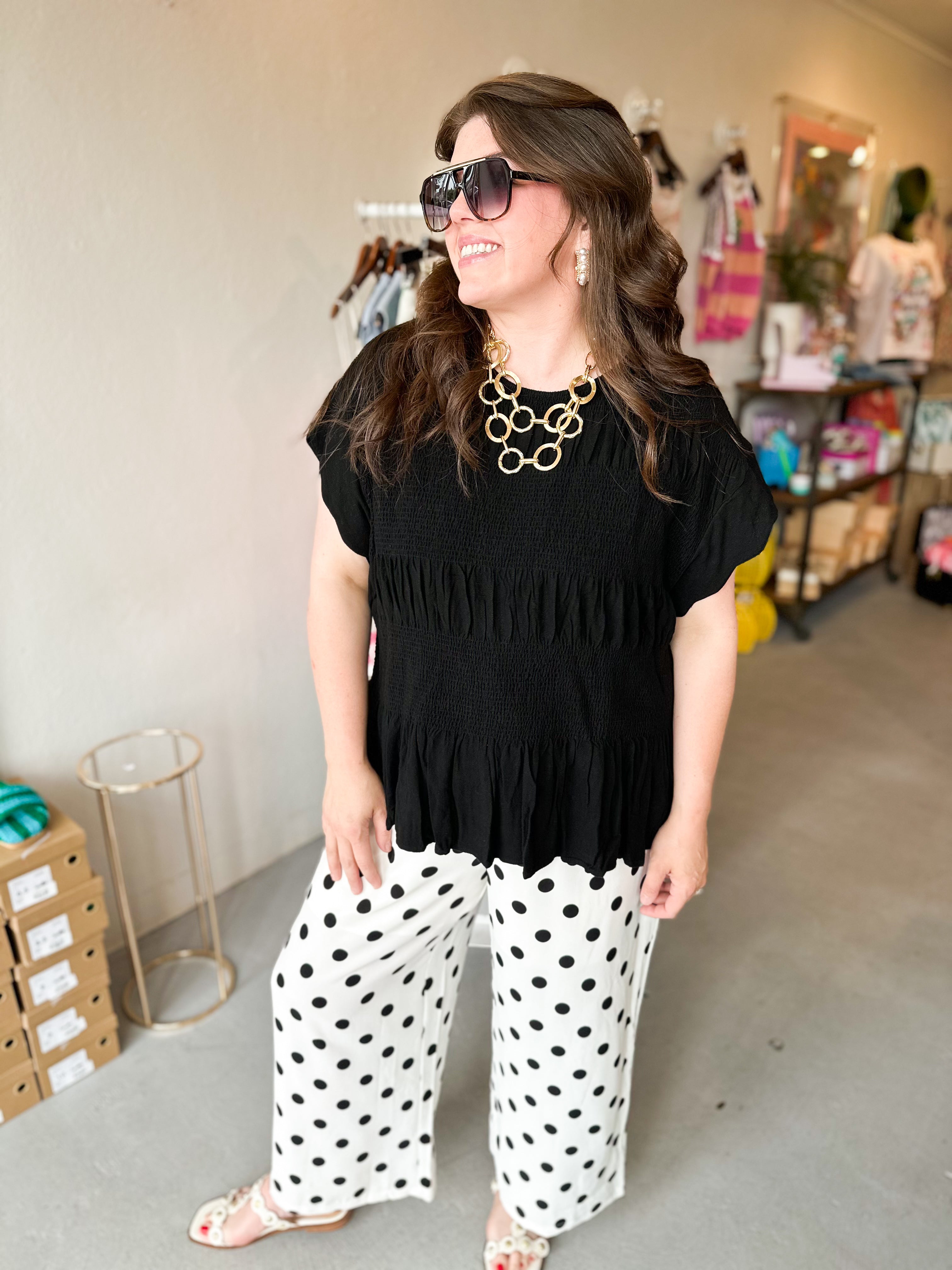 Plus Size Noir Top