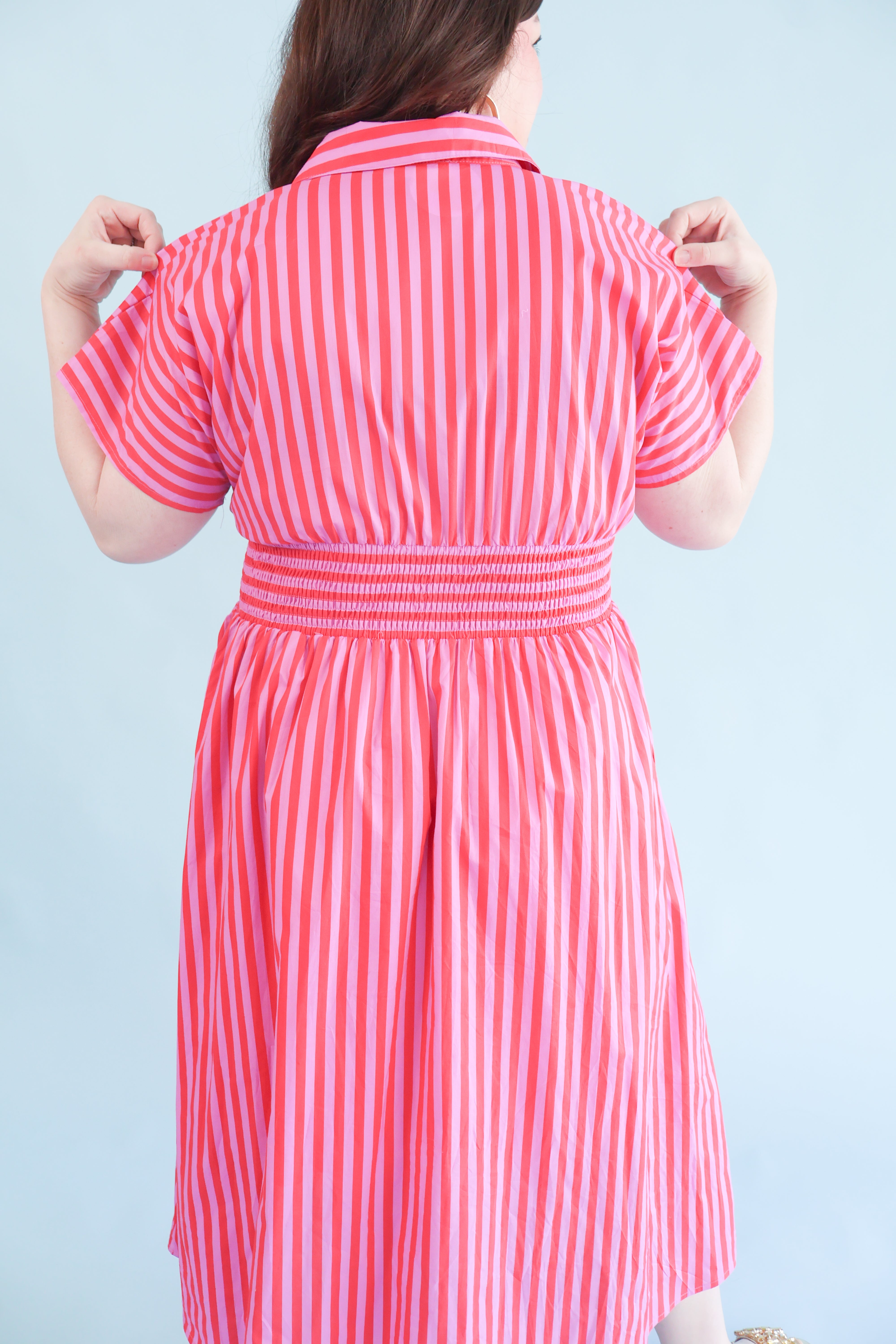 Plus Size Sunset Stripe Zip