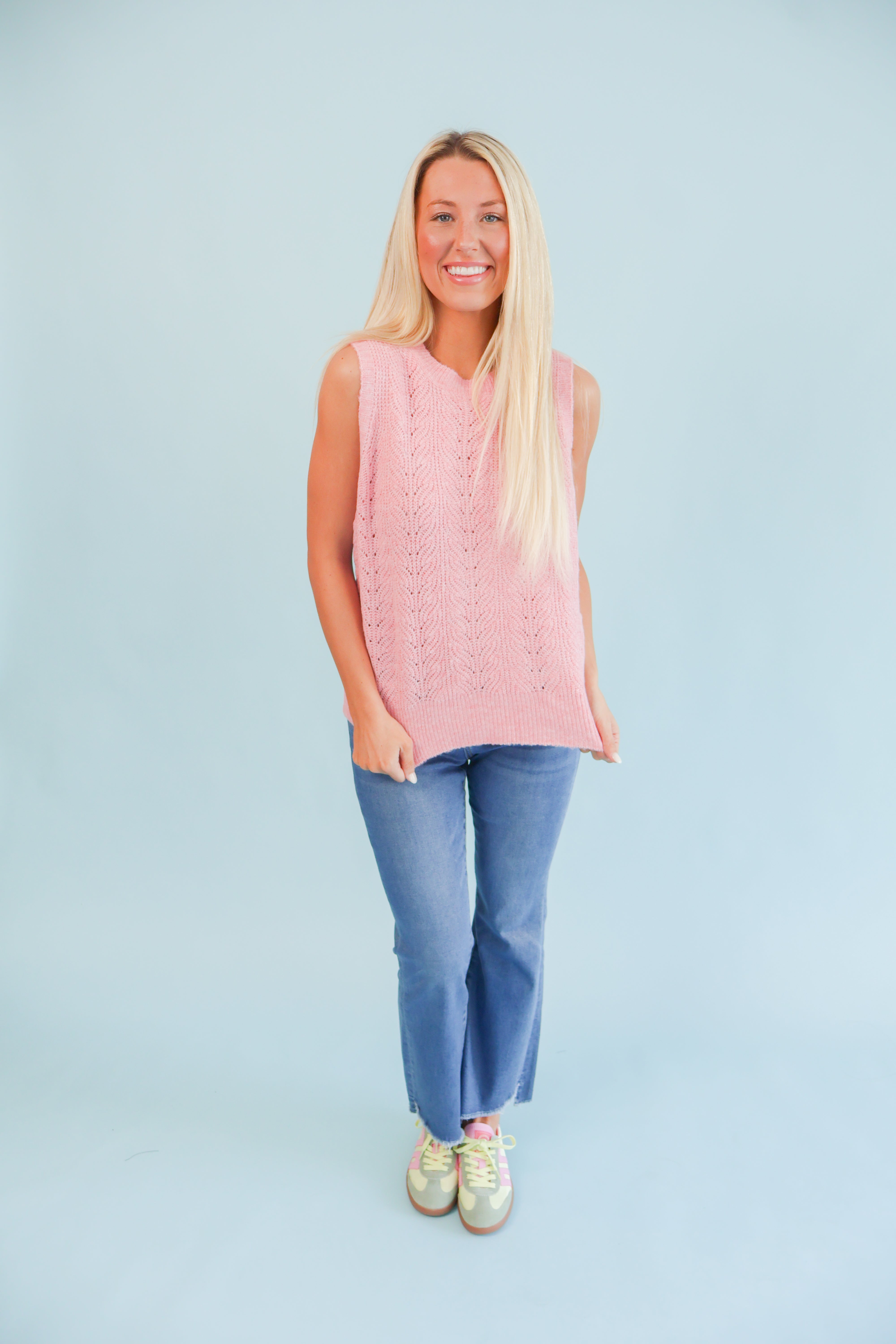 Soft Ruffles Bloom Knit Top