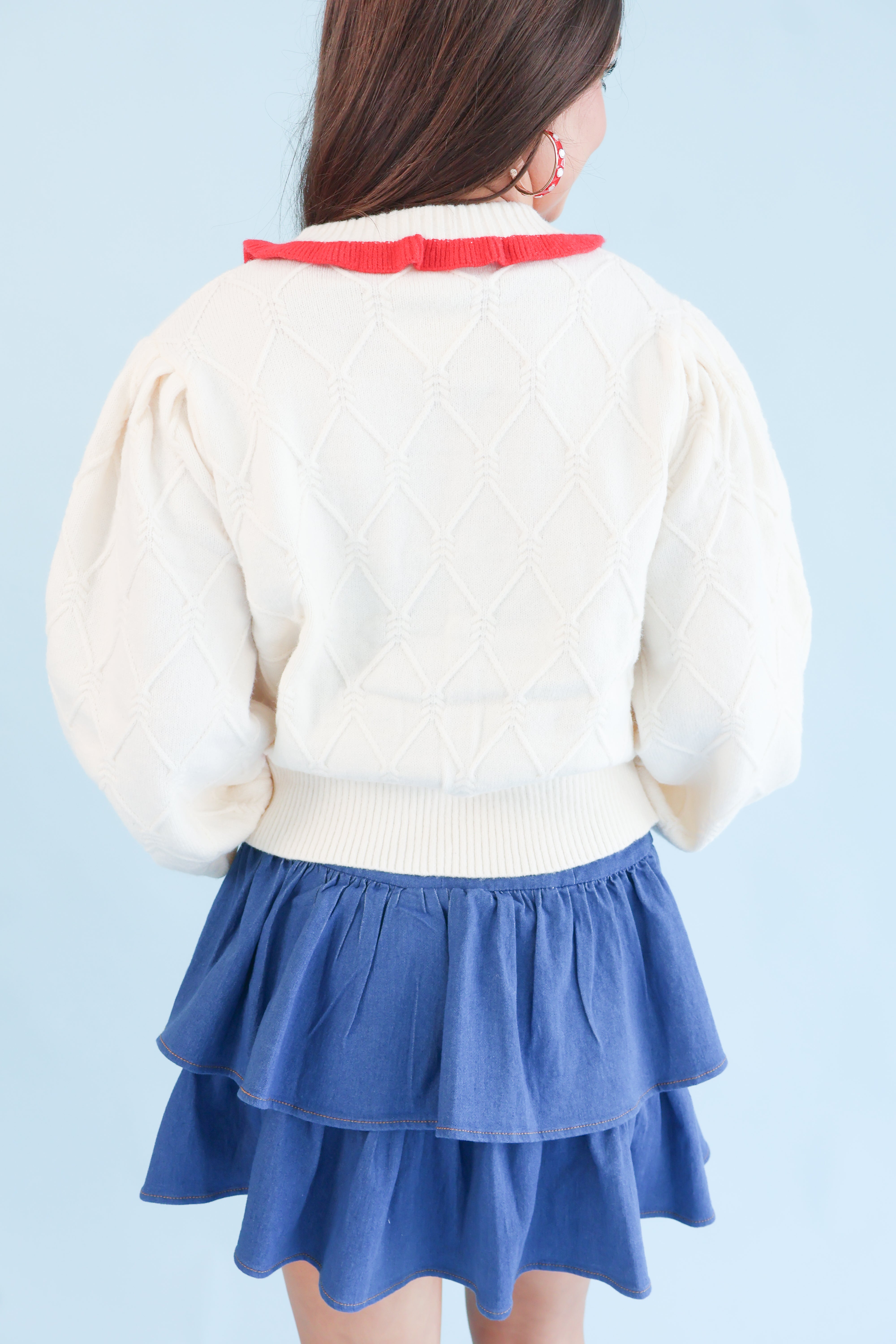 Cherry Button Cardigan