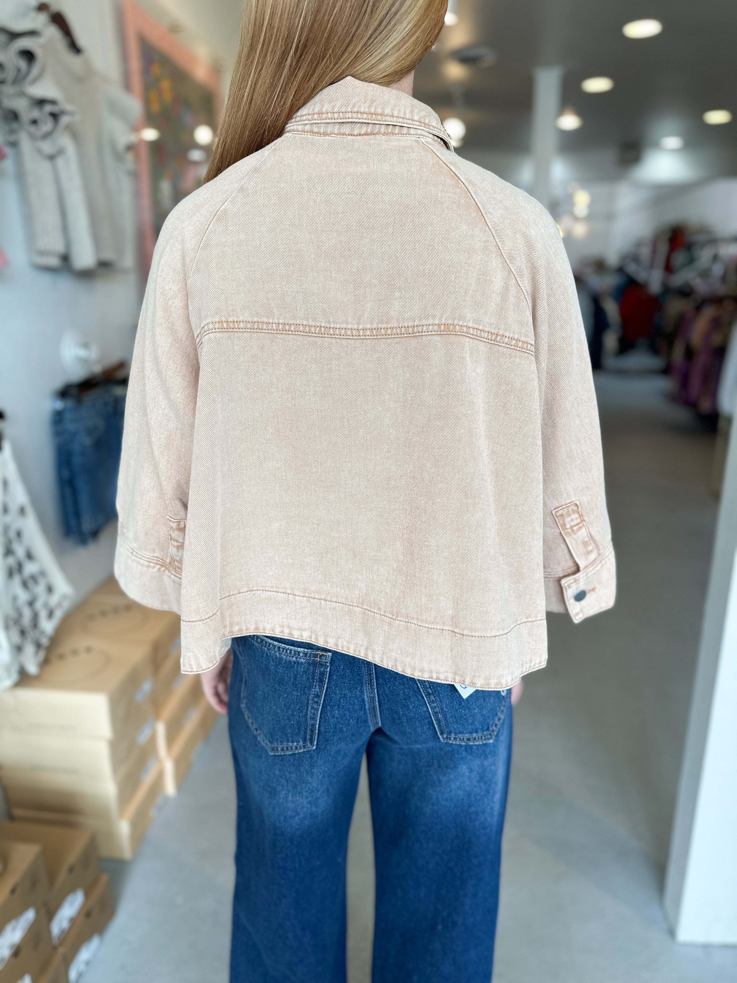 Mineral Washed Twill Jacket
