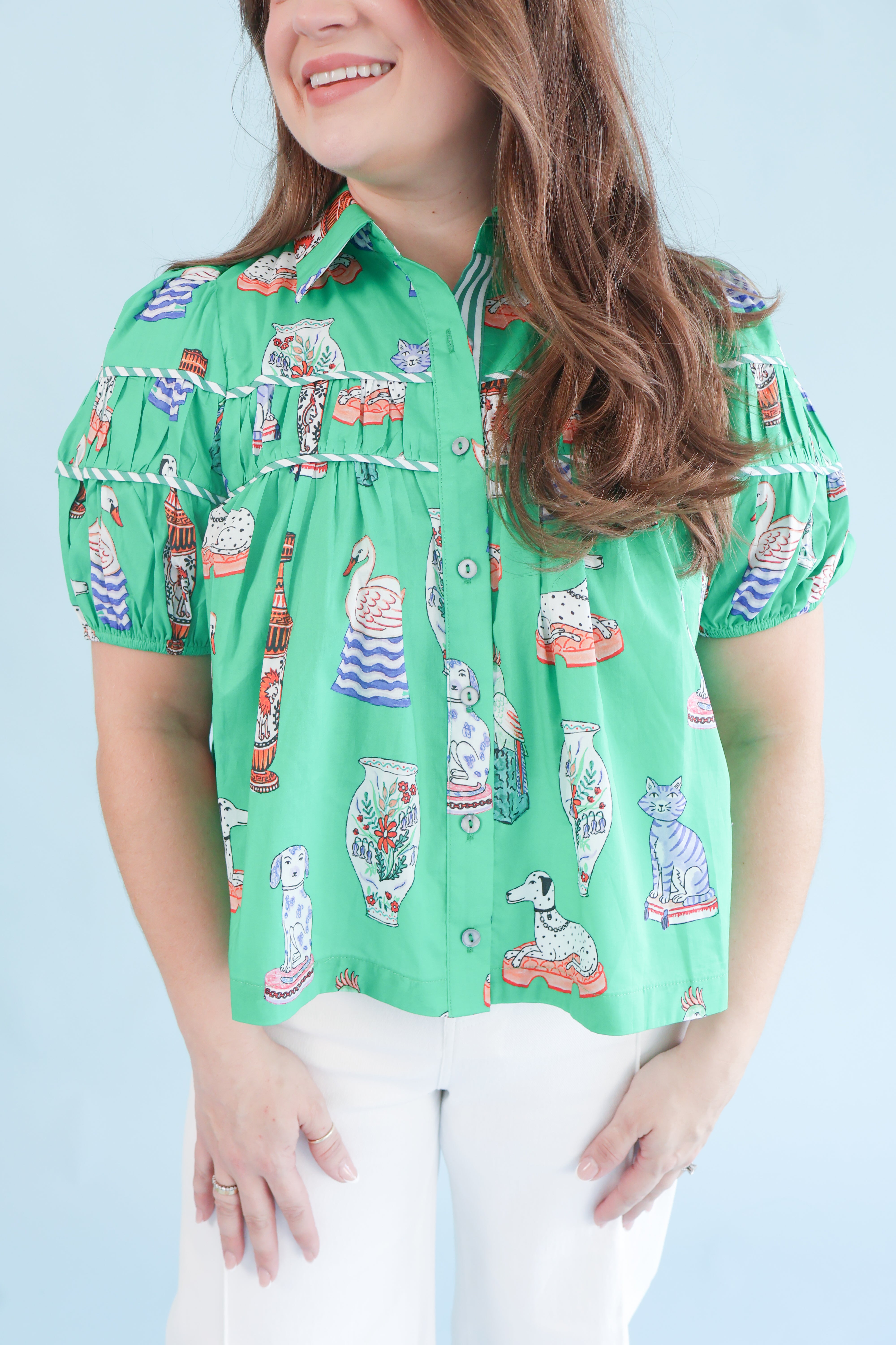Storybook Print Top