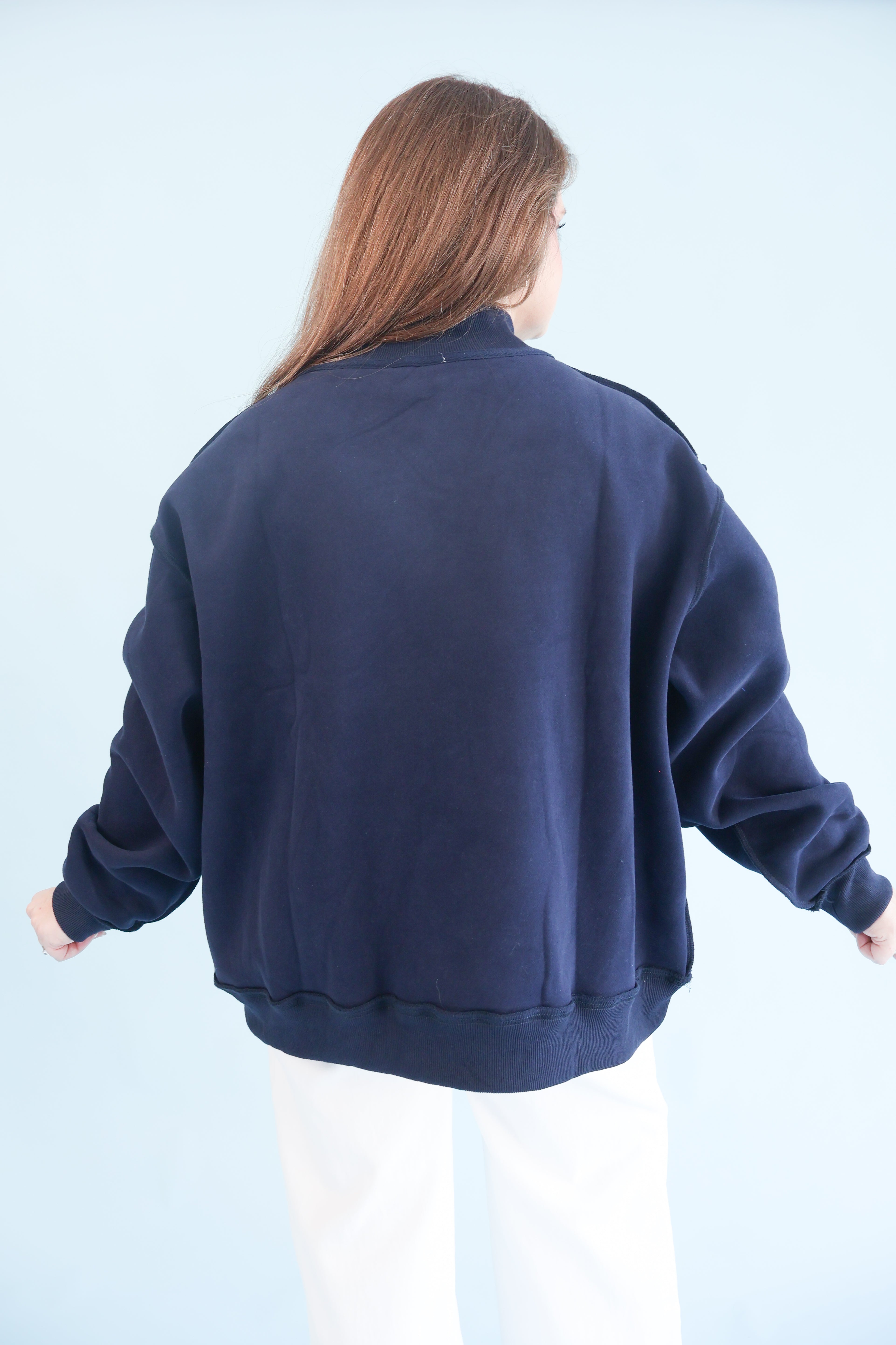 American Flag Mock Neck