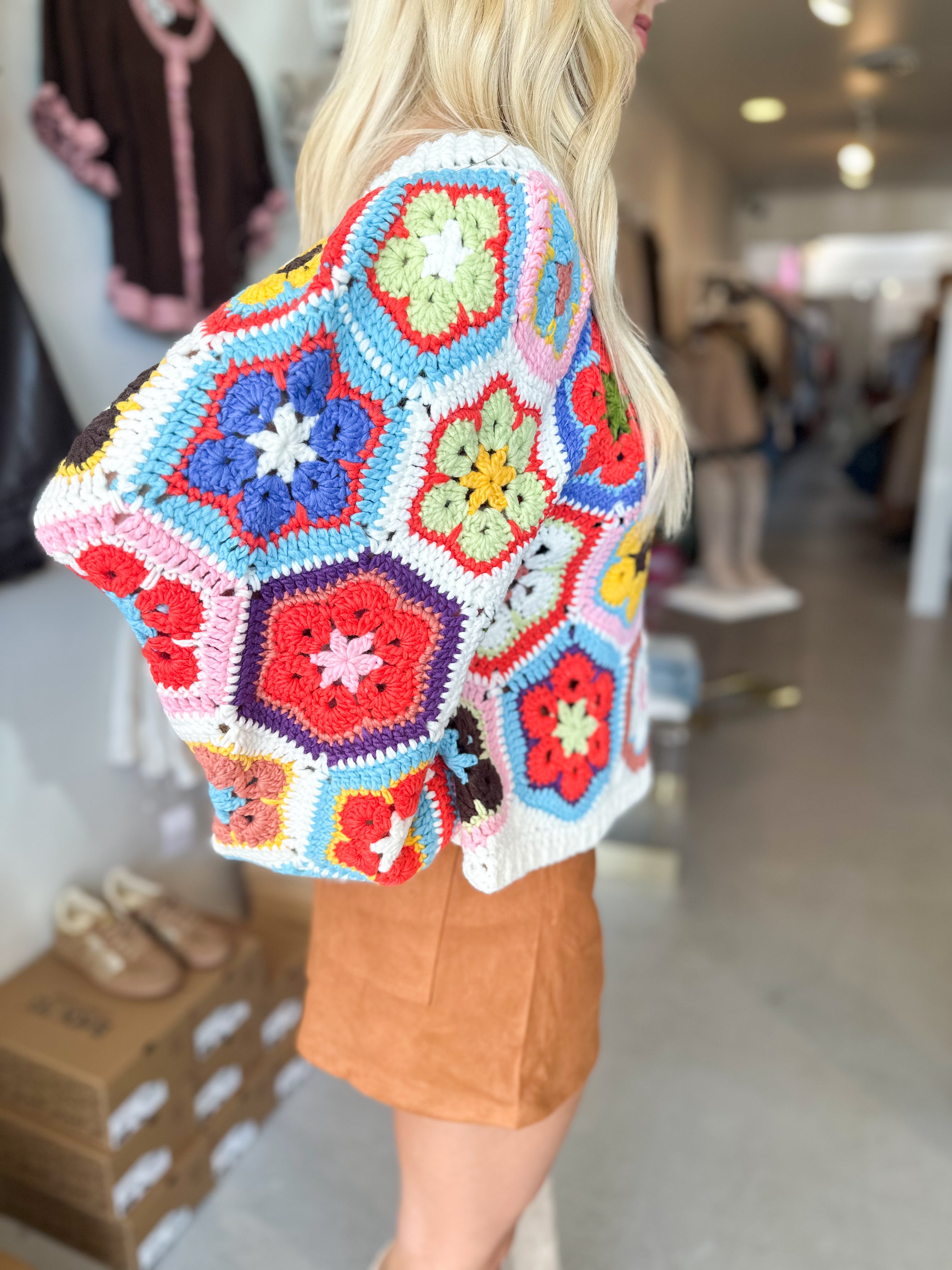 Good Mood Crochet Sweater