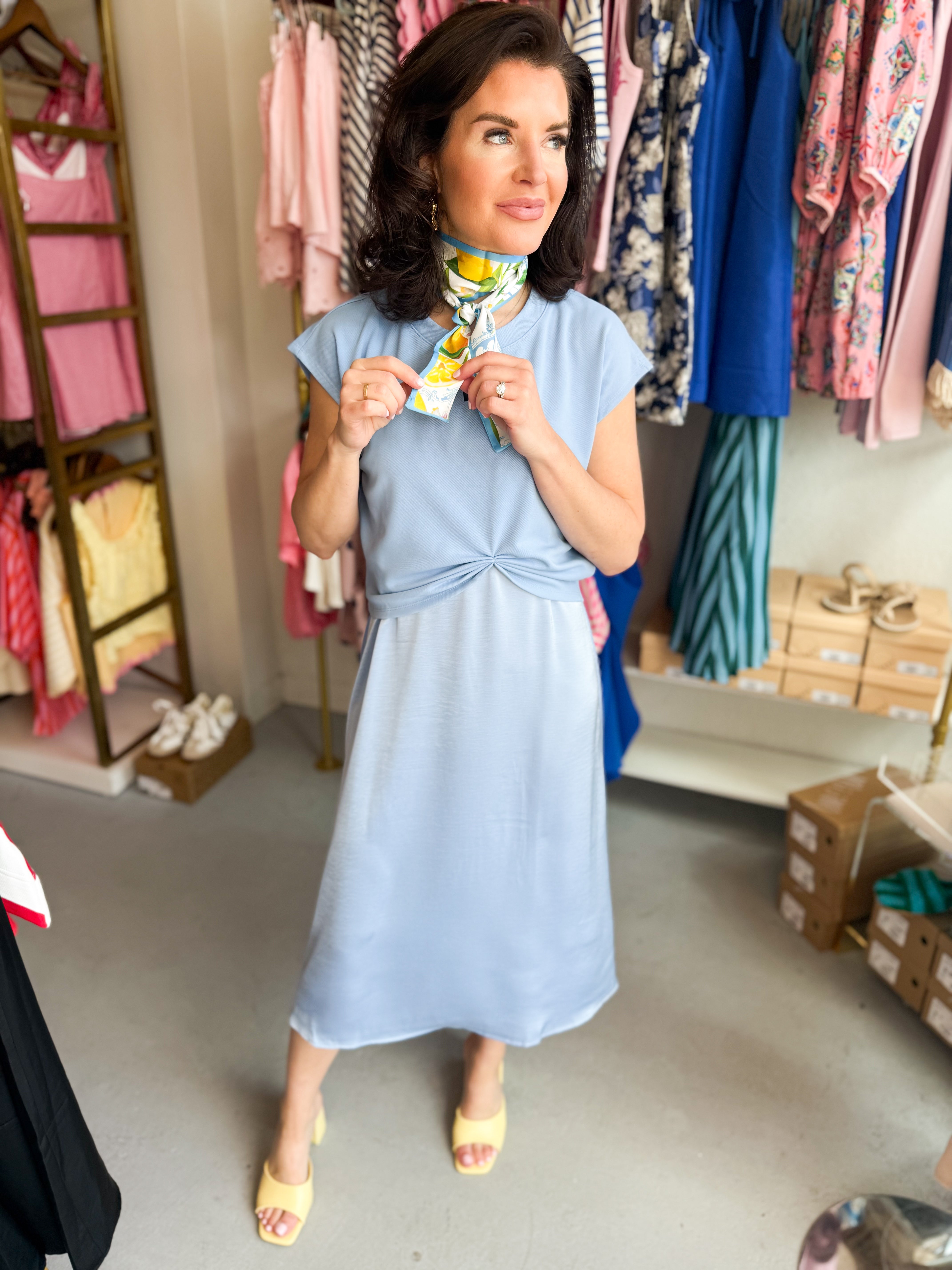 Sweater Tank Dress Set