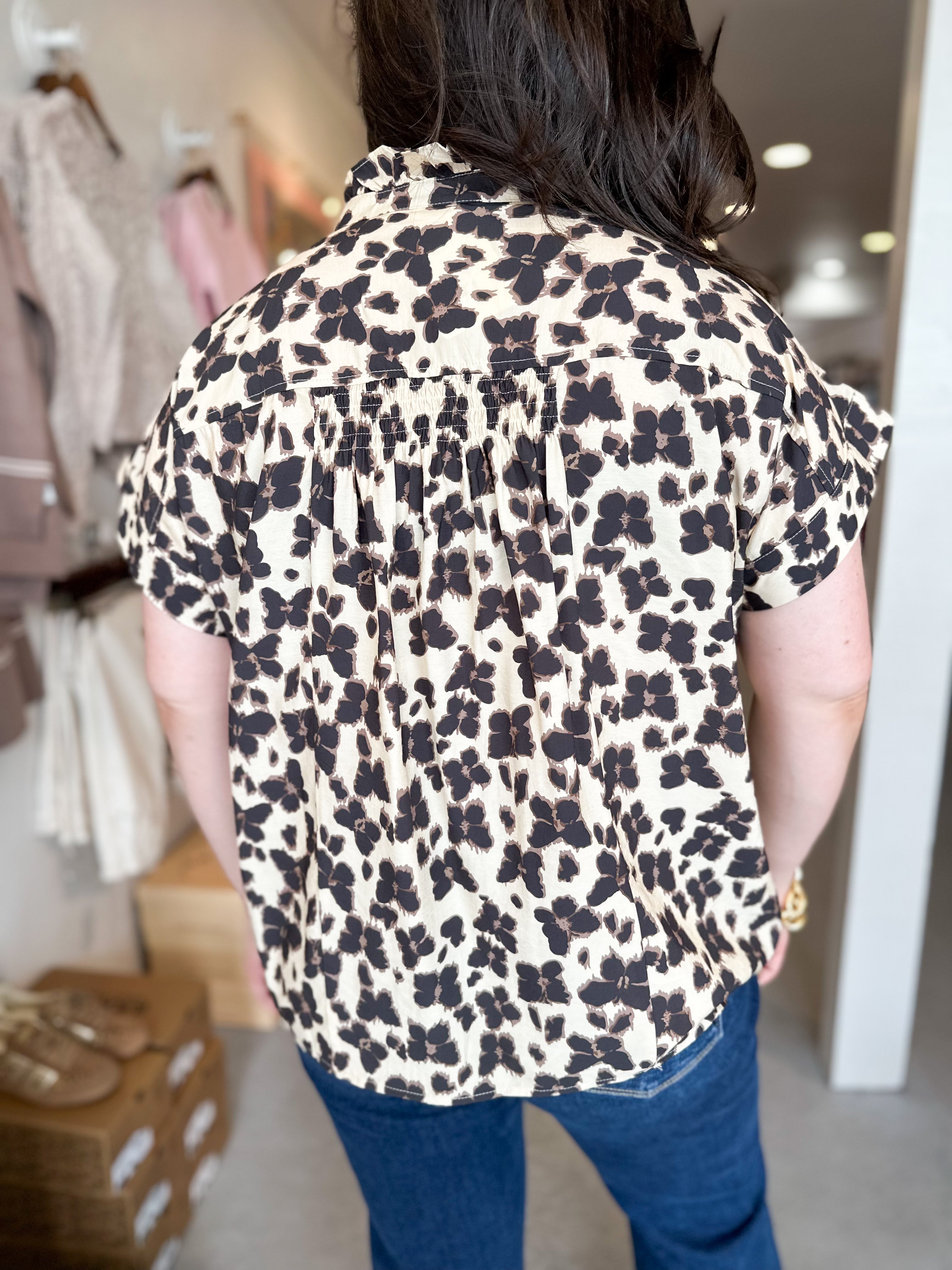 Plus Size Artful Bloom Top