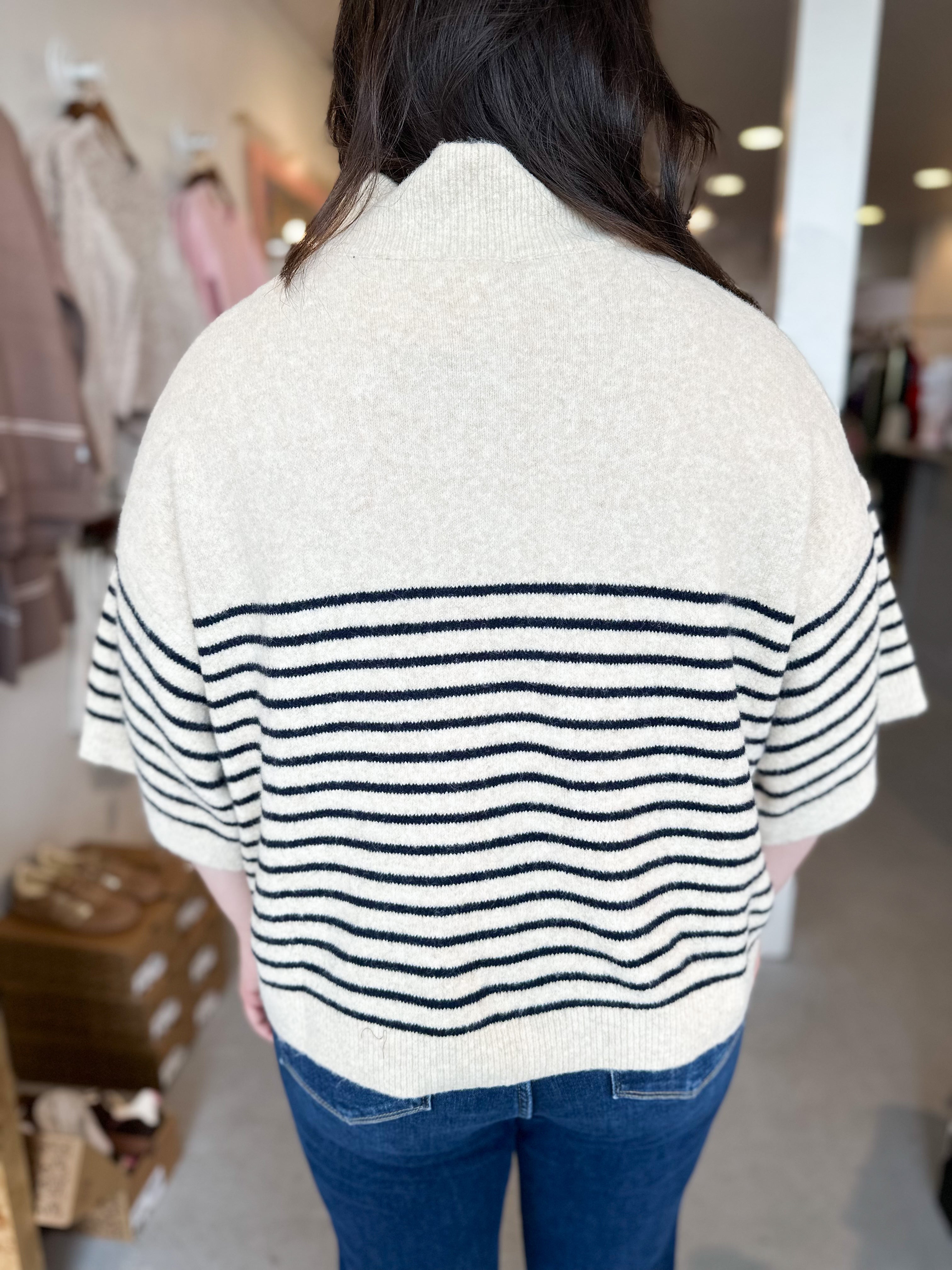 Plus Size Hamptons Henley Sweater
