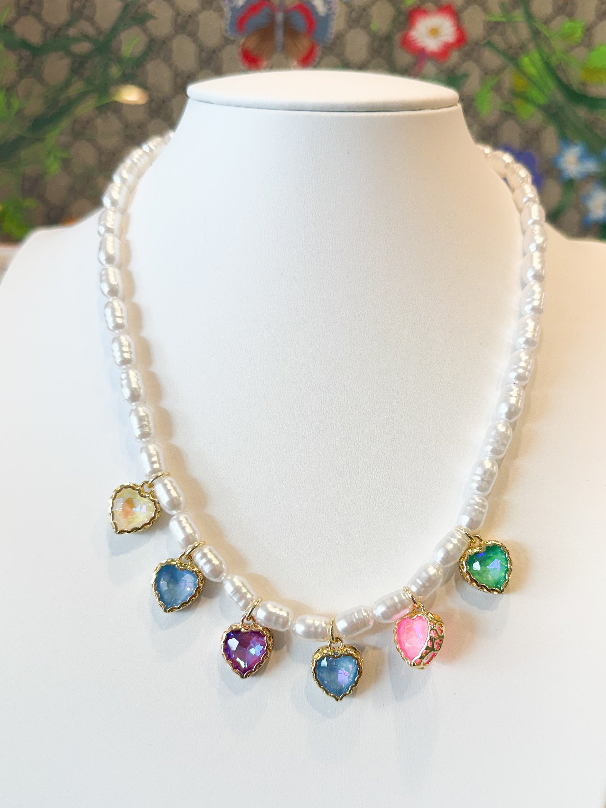 Treasure Jewels All My Heart Pearl Necklace