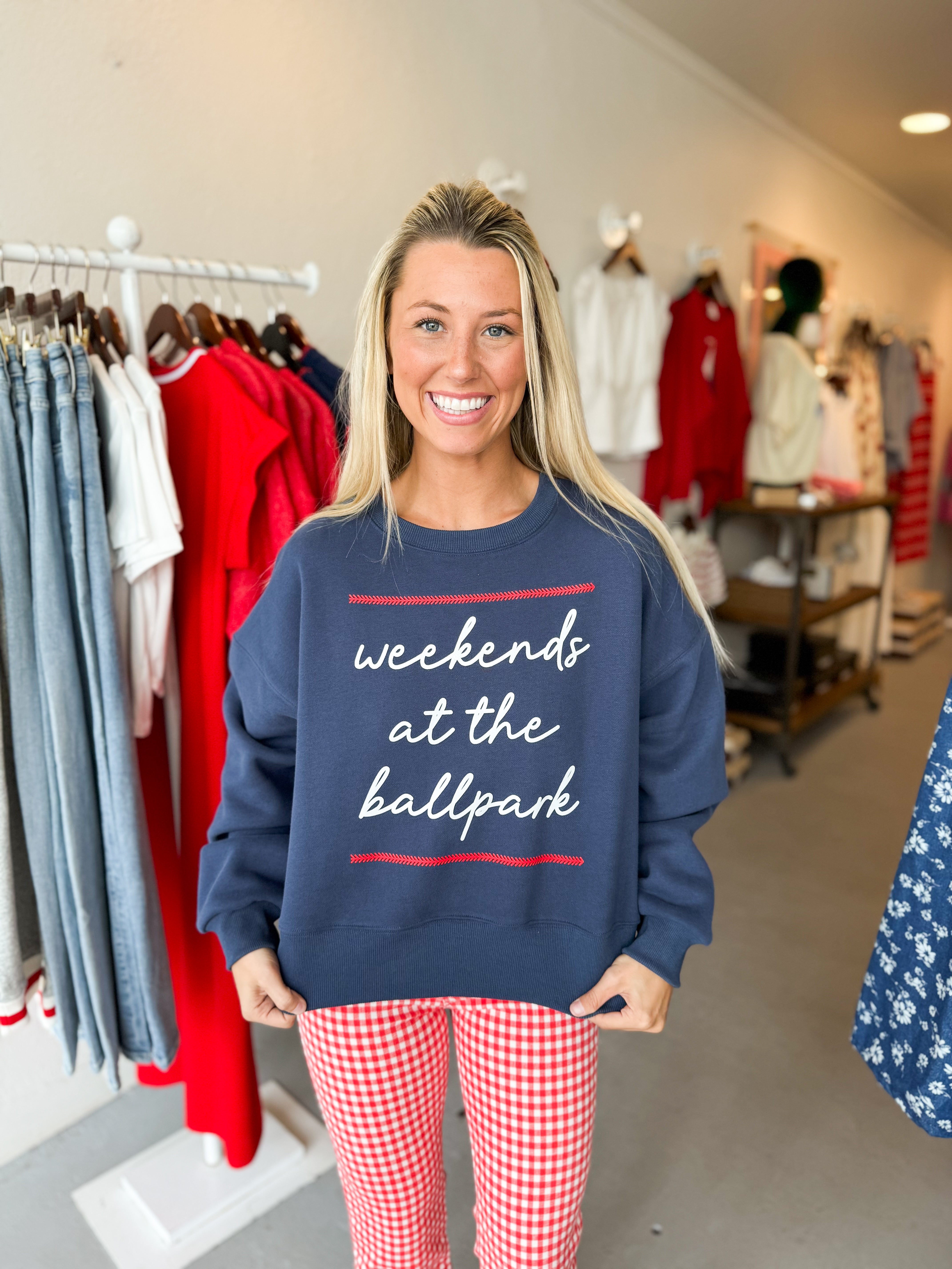 Weekends at the Ballpark Sweatshirt