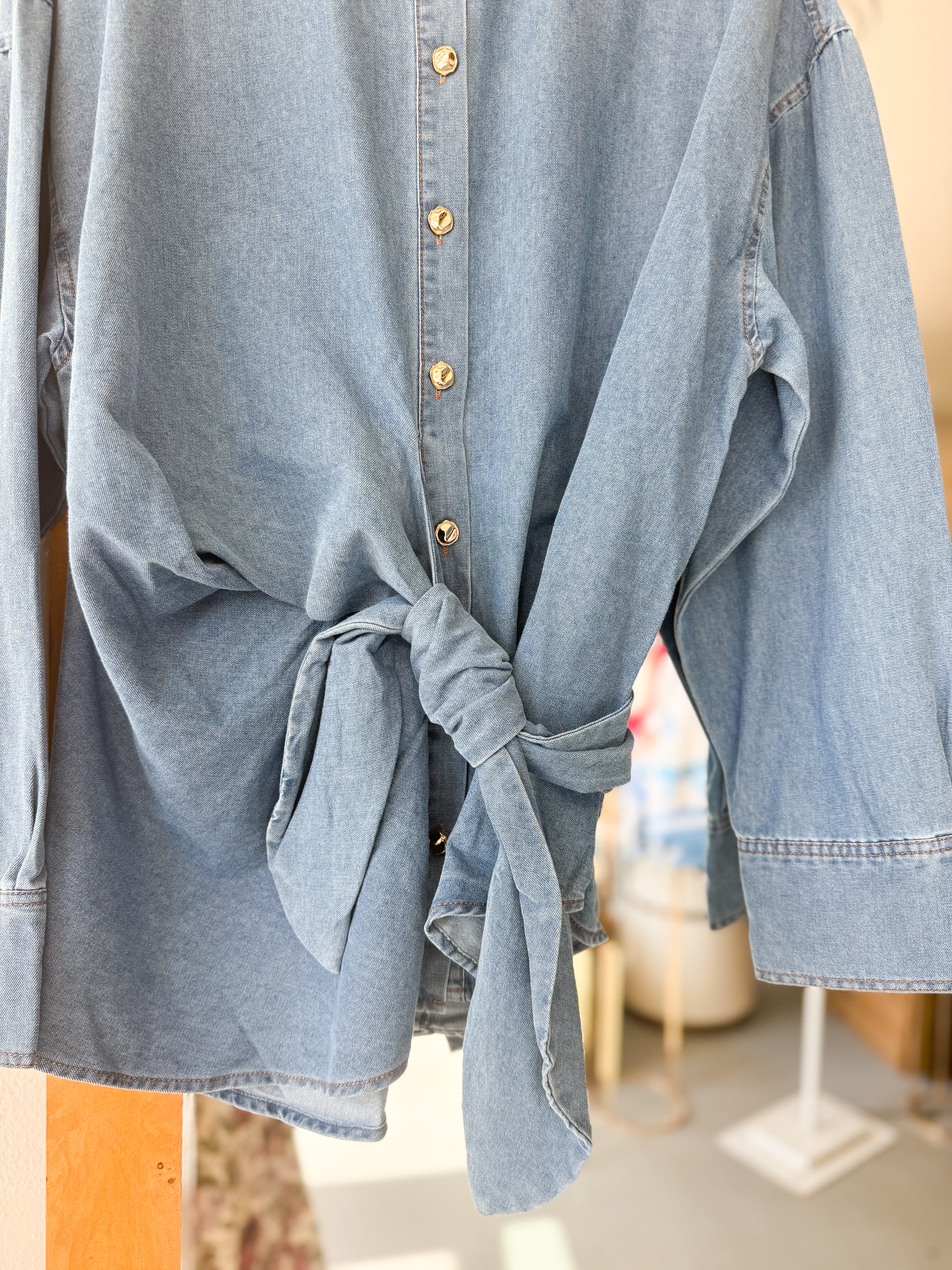 Plus Size Gold Standard Denim Top