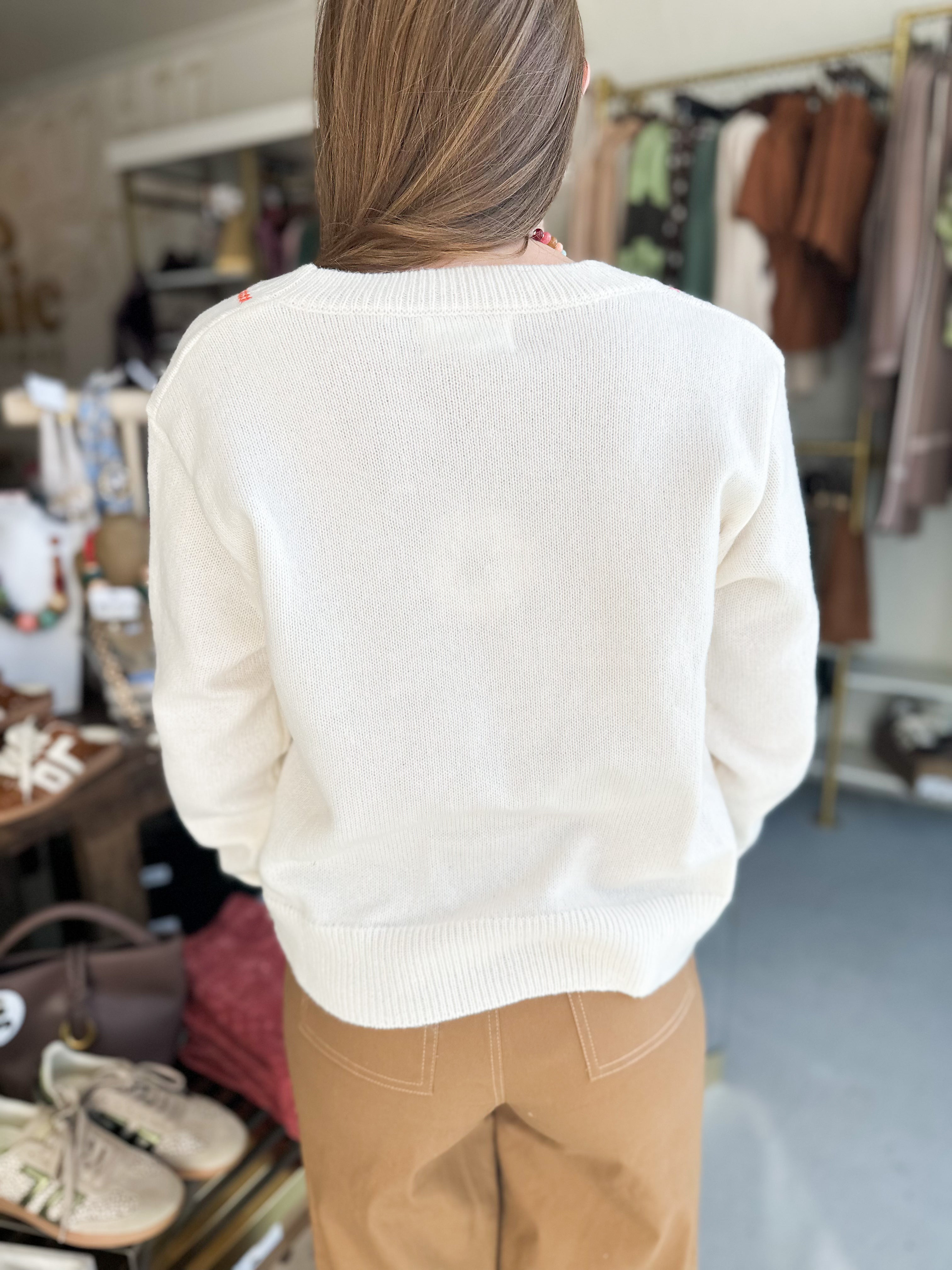 Playful Twist Cardigan