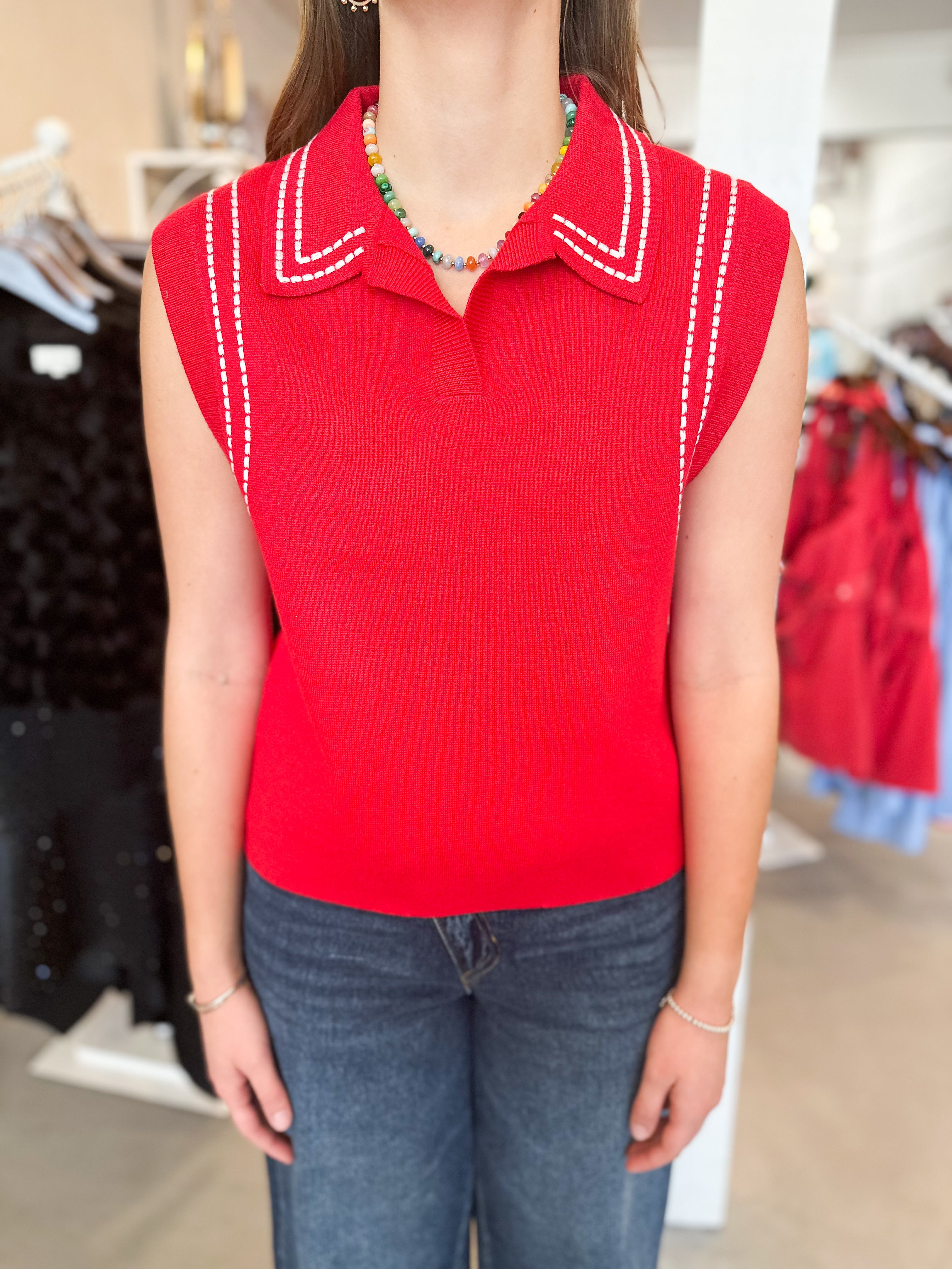 First Class Stitch Top