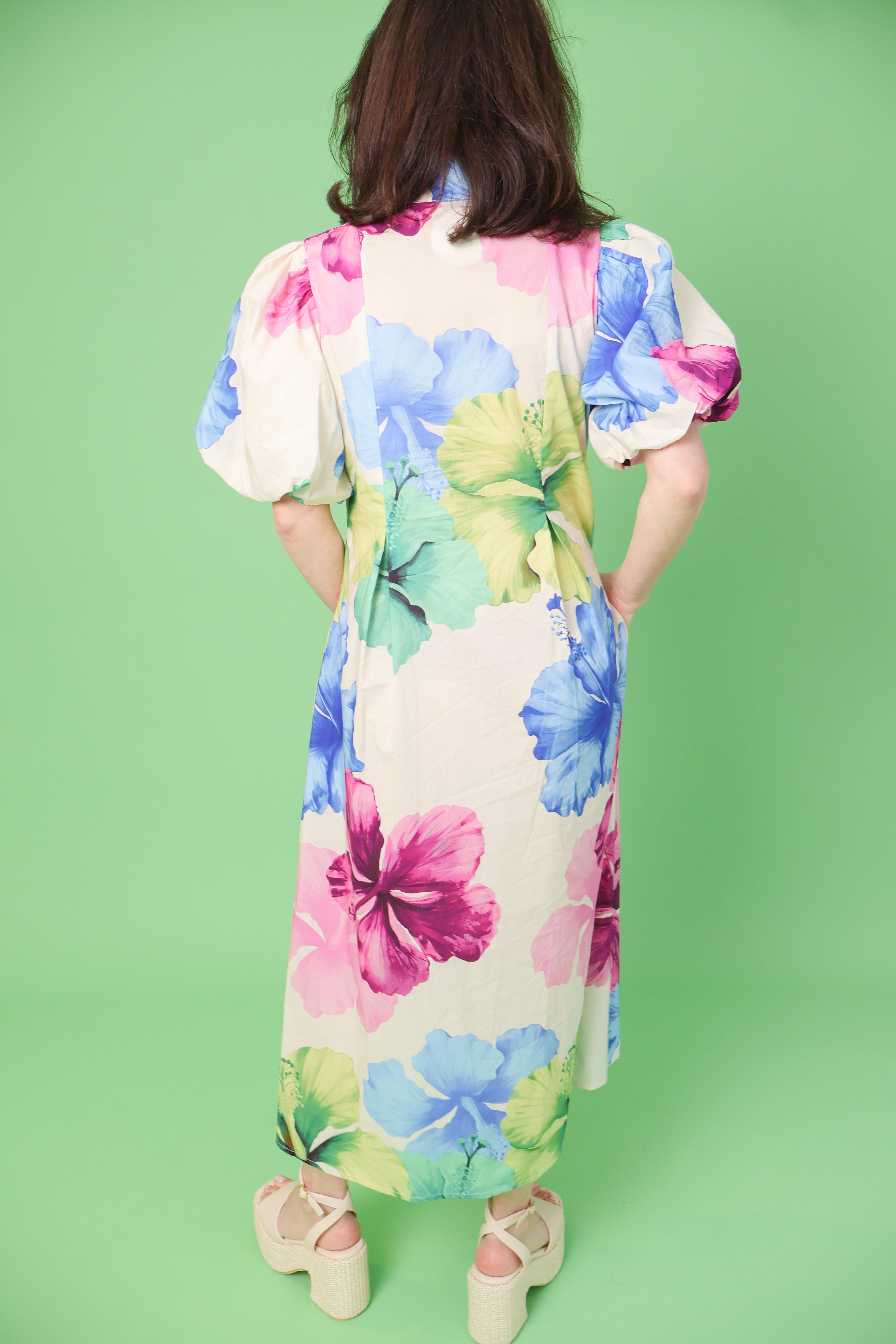 Garden Party Pleated Dress