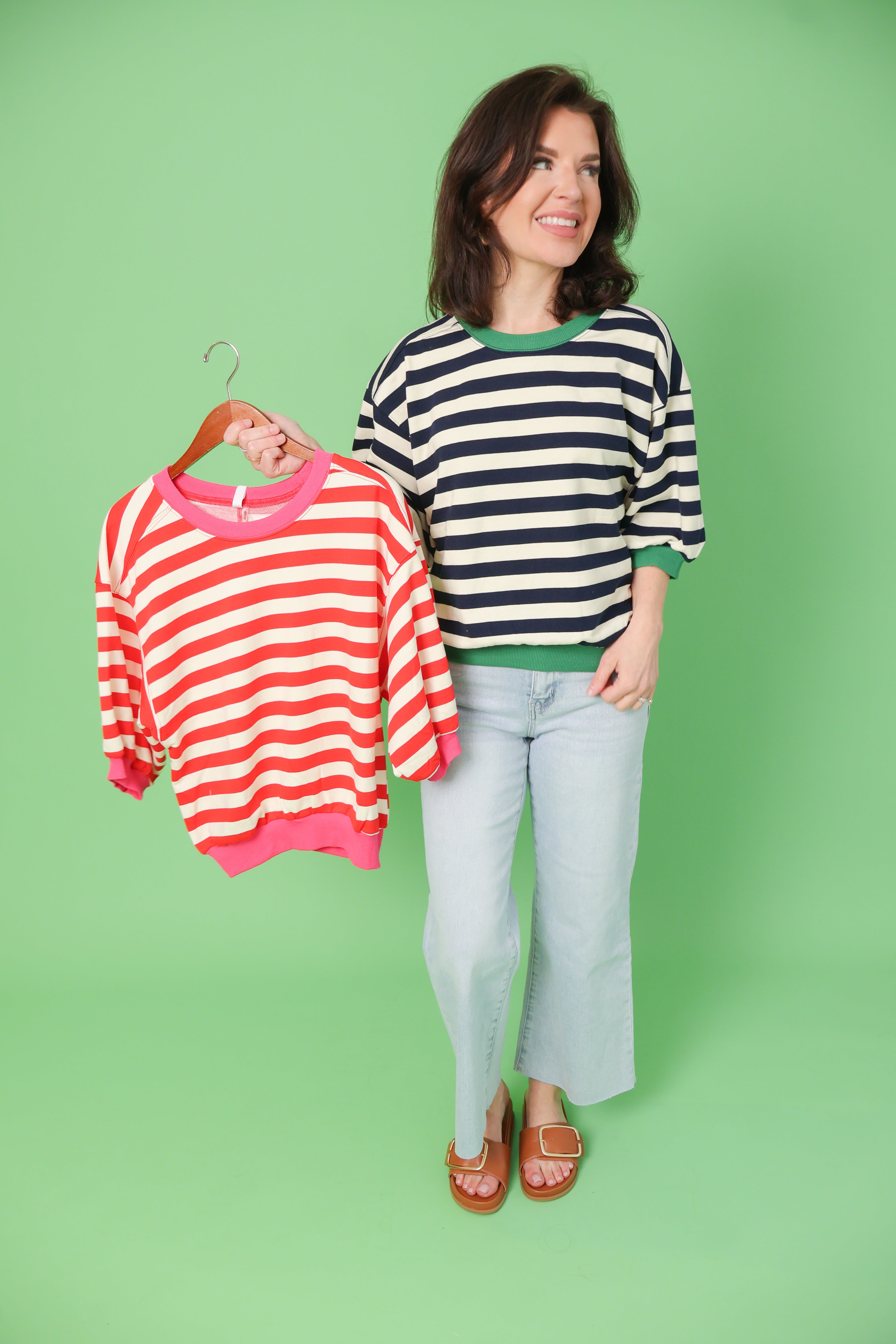 Bubble Sleeve Sweatshirt