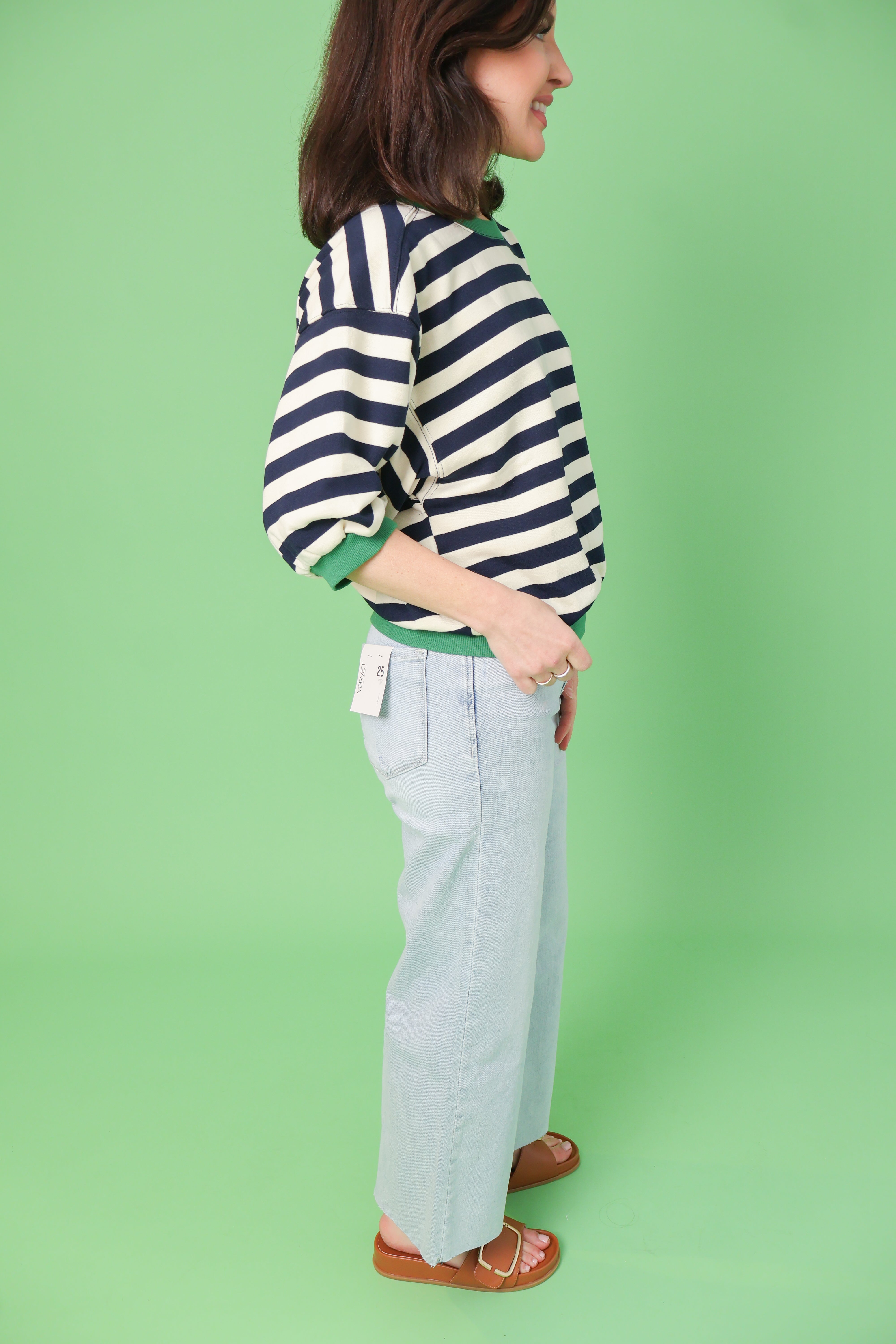 Bubble Sleeve Sweatshirt