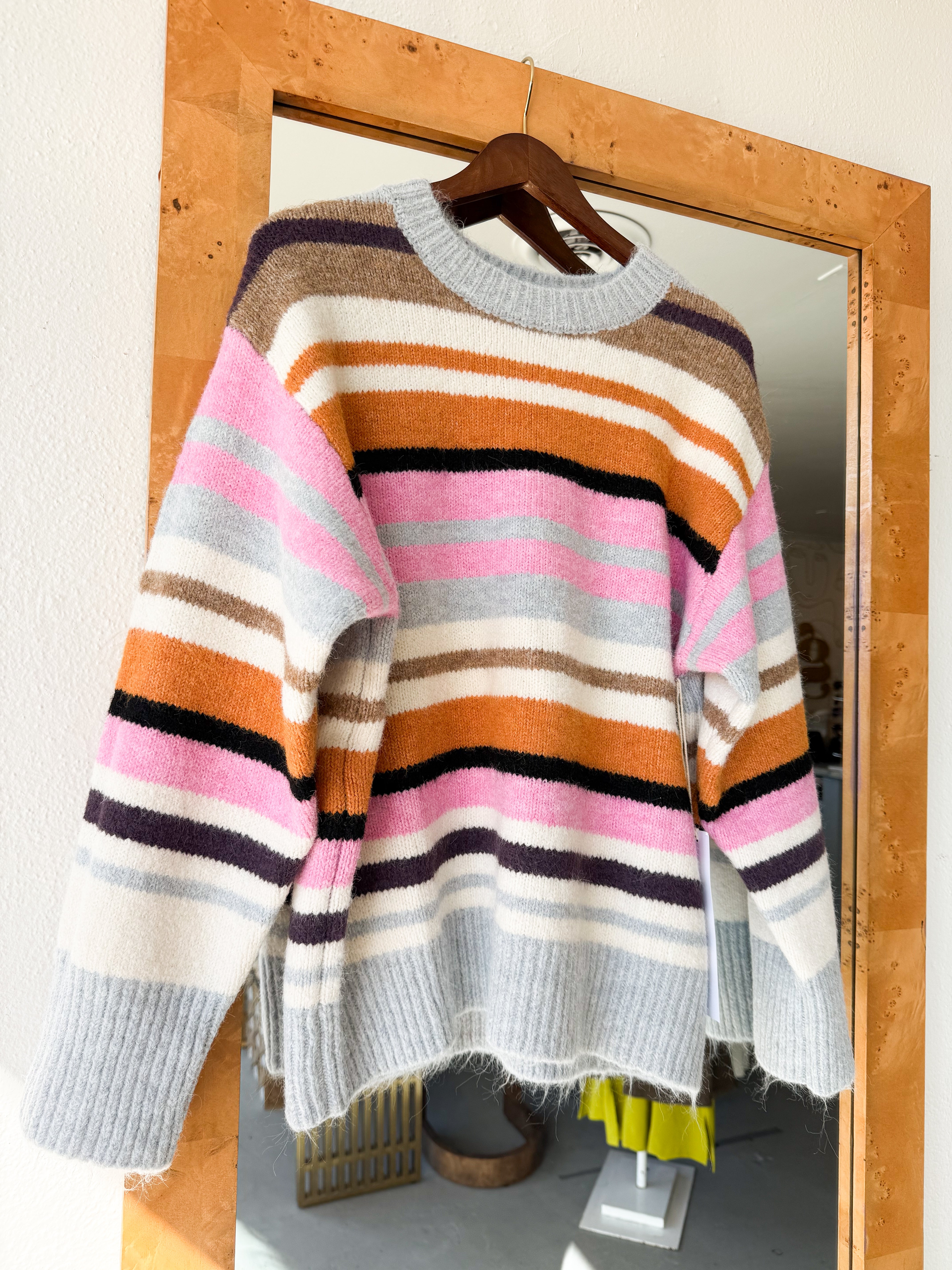 Color Stripe Sweater