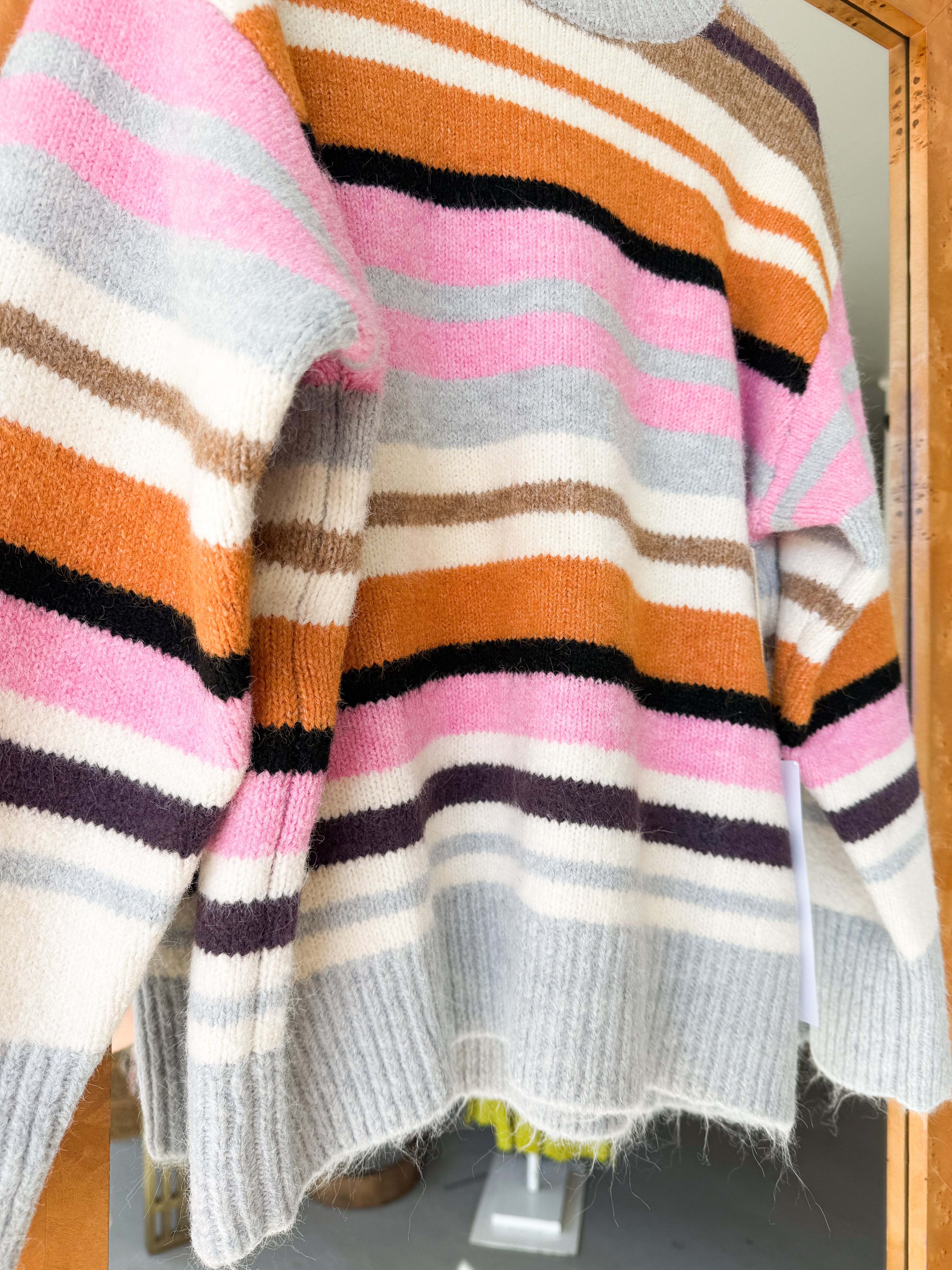 Color Stripe Sweater