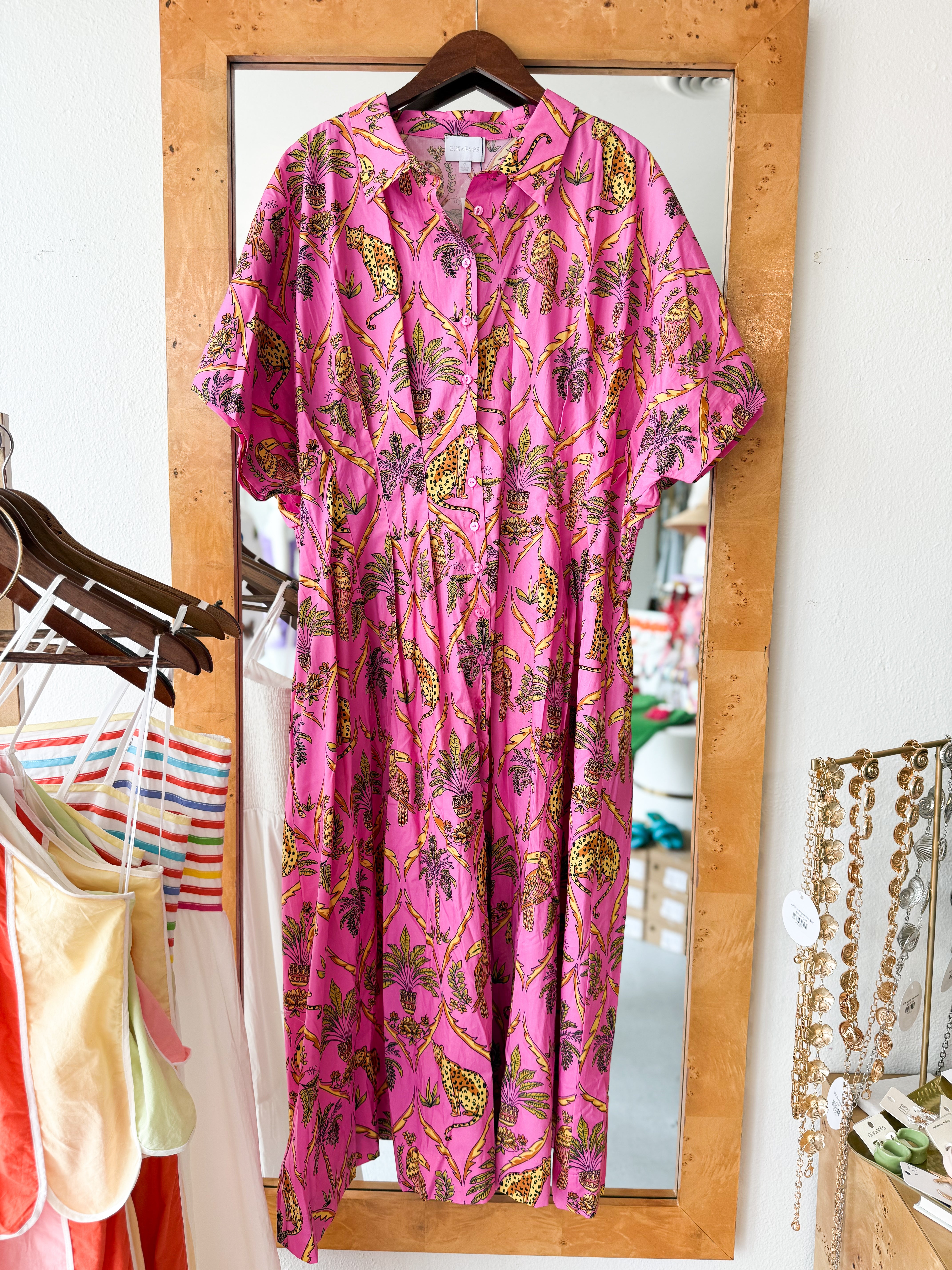 Plus Size Wilderra Pleated Midi Dress