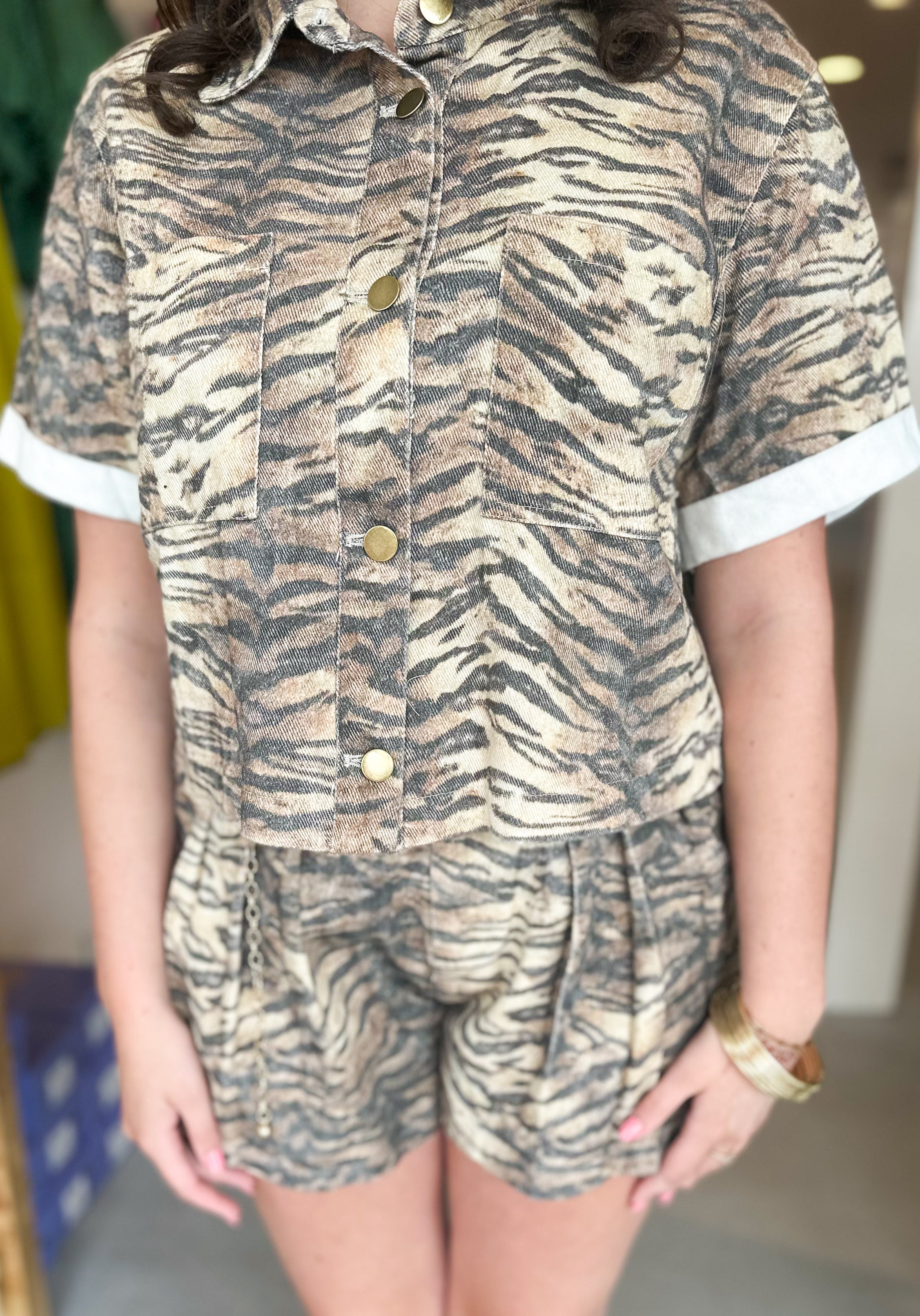 Tiger Shirt Jacket