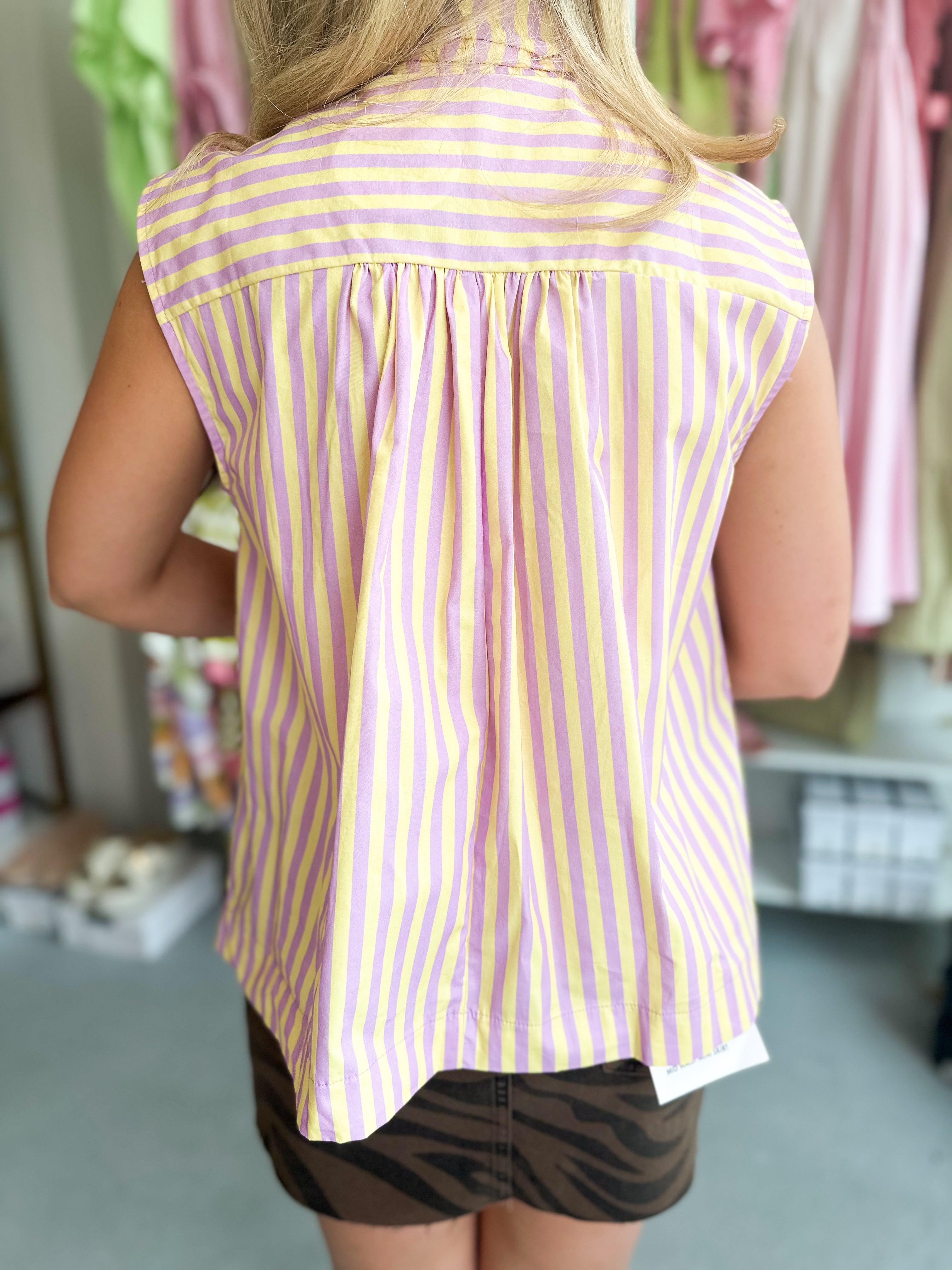 Tie Neck Sleeveless Top