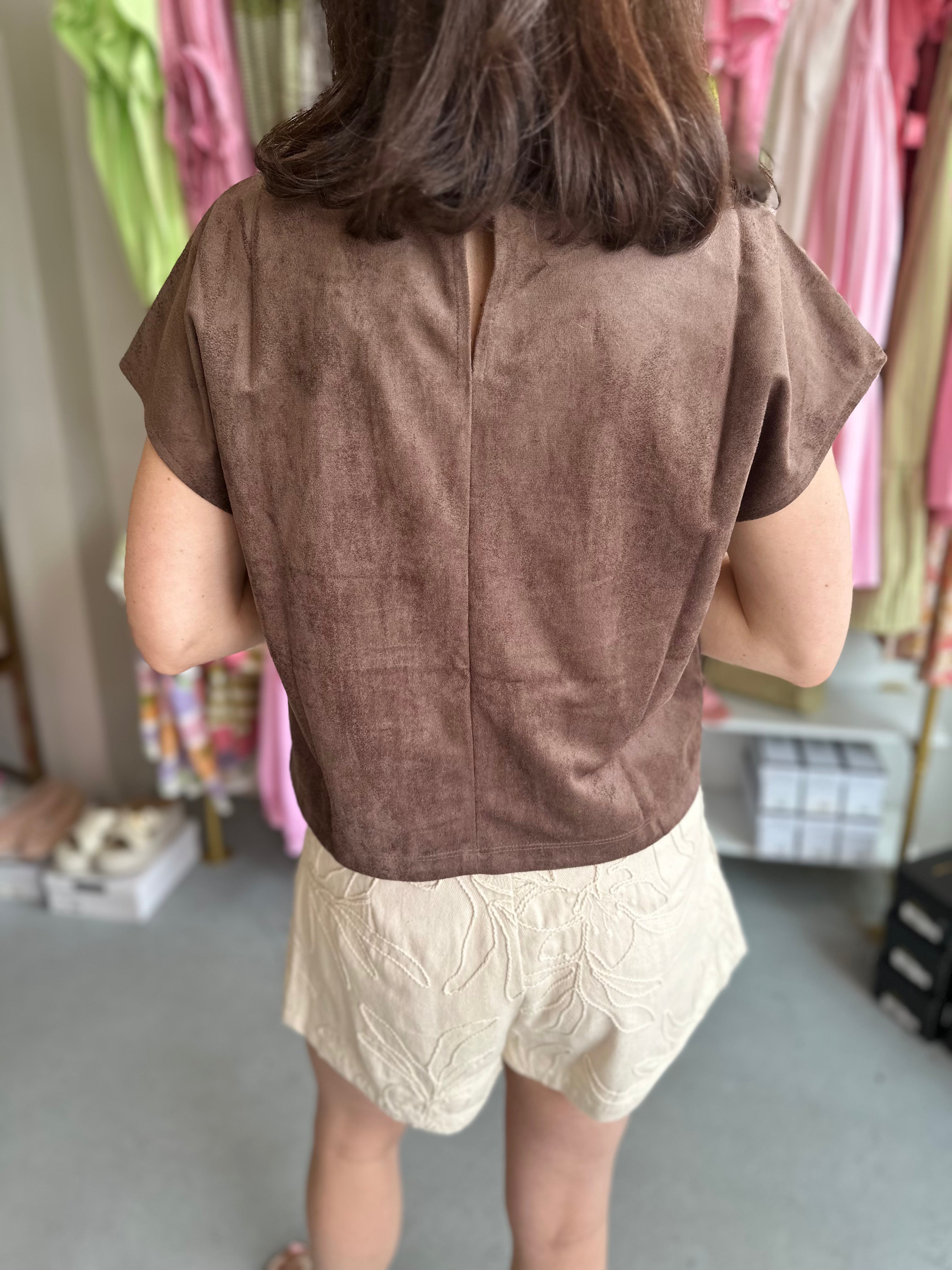 Suede Basic Tee