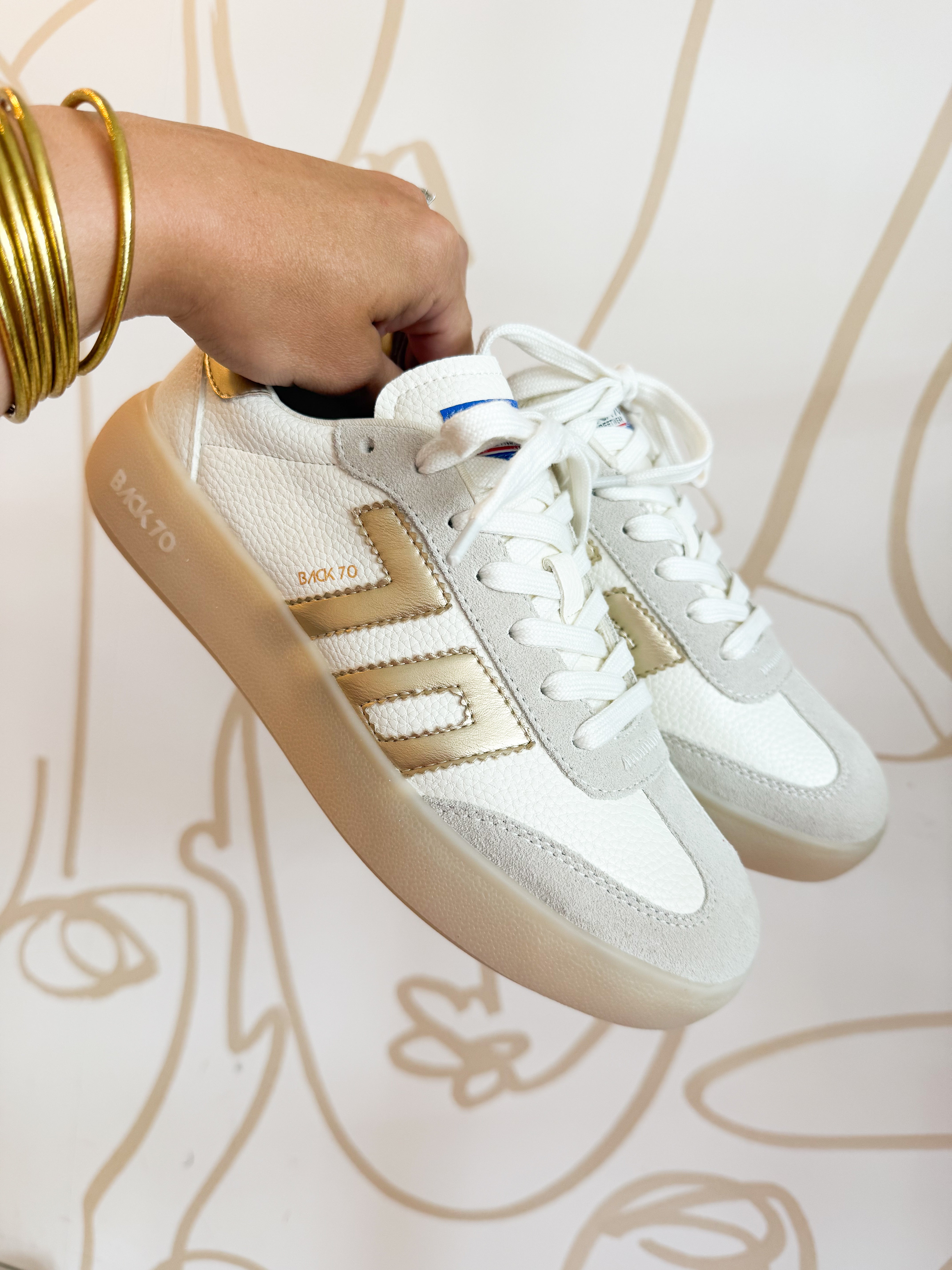 Back70 Brooklyn Metallic Gold