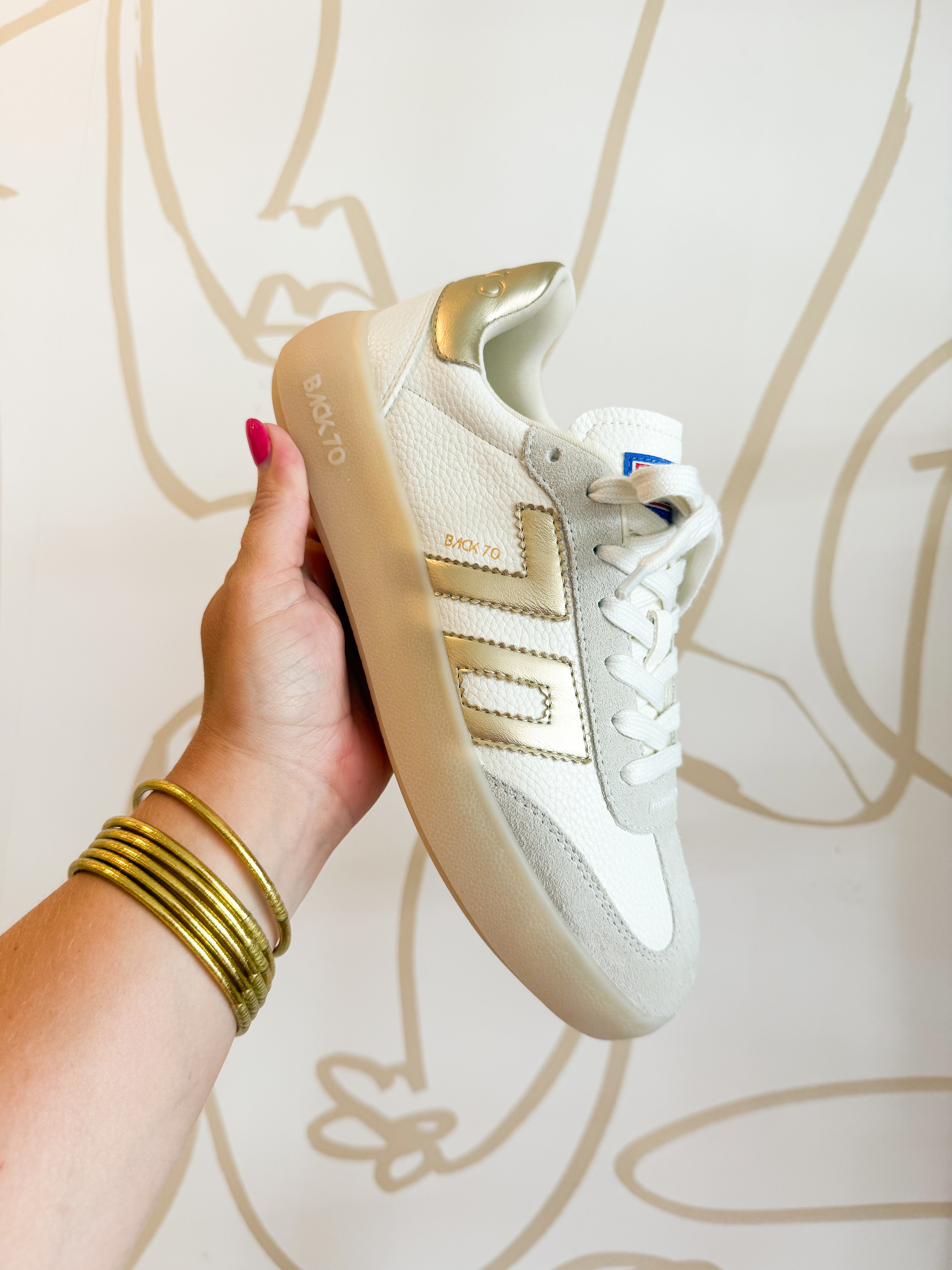 Back70 Brooklyn Metallic Gold