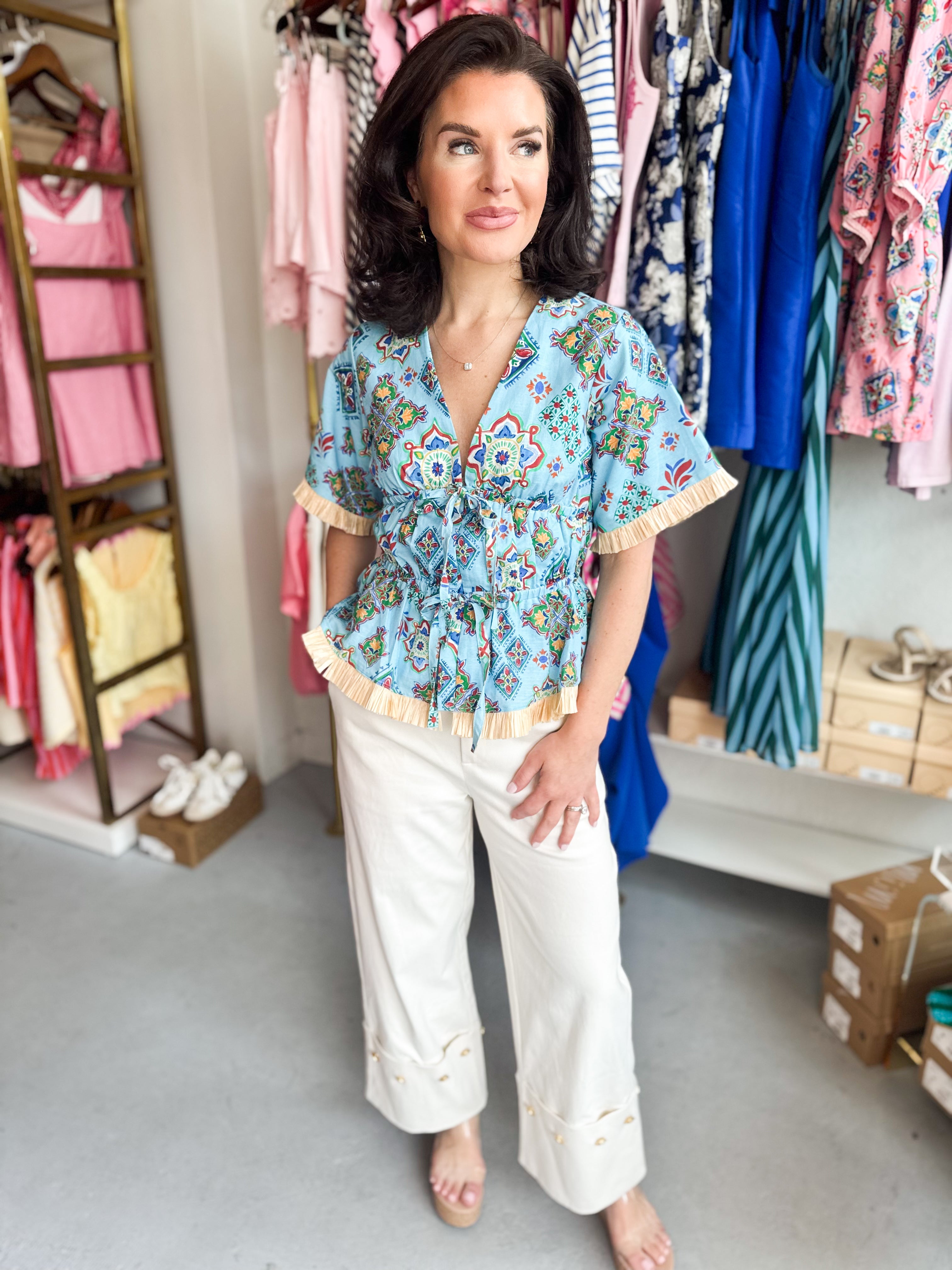 Island Mosaic Blouse