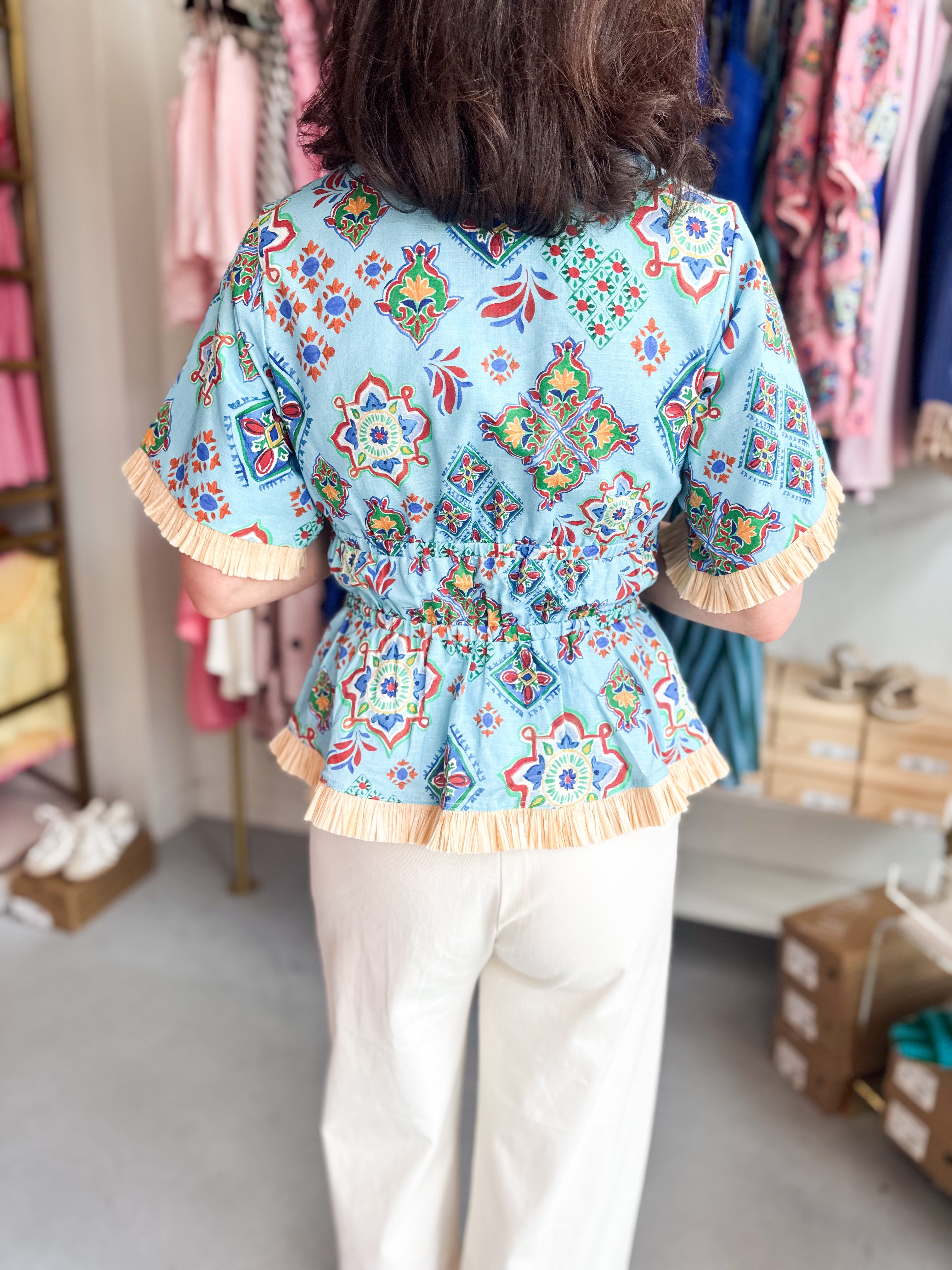 Island Mosaic Blouse