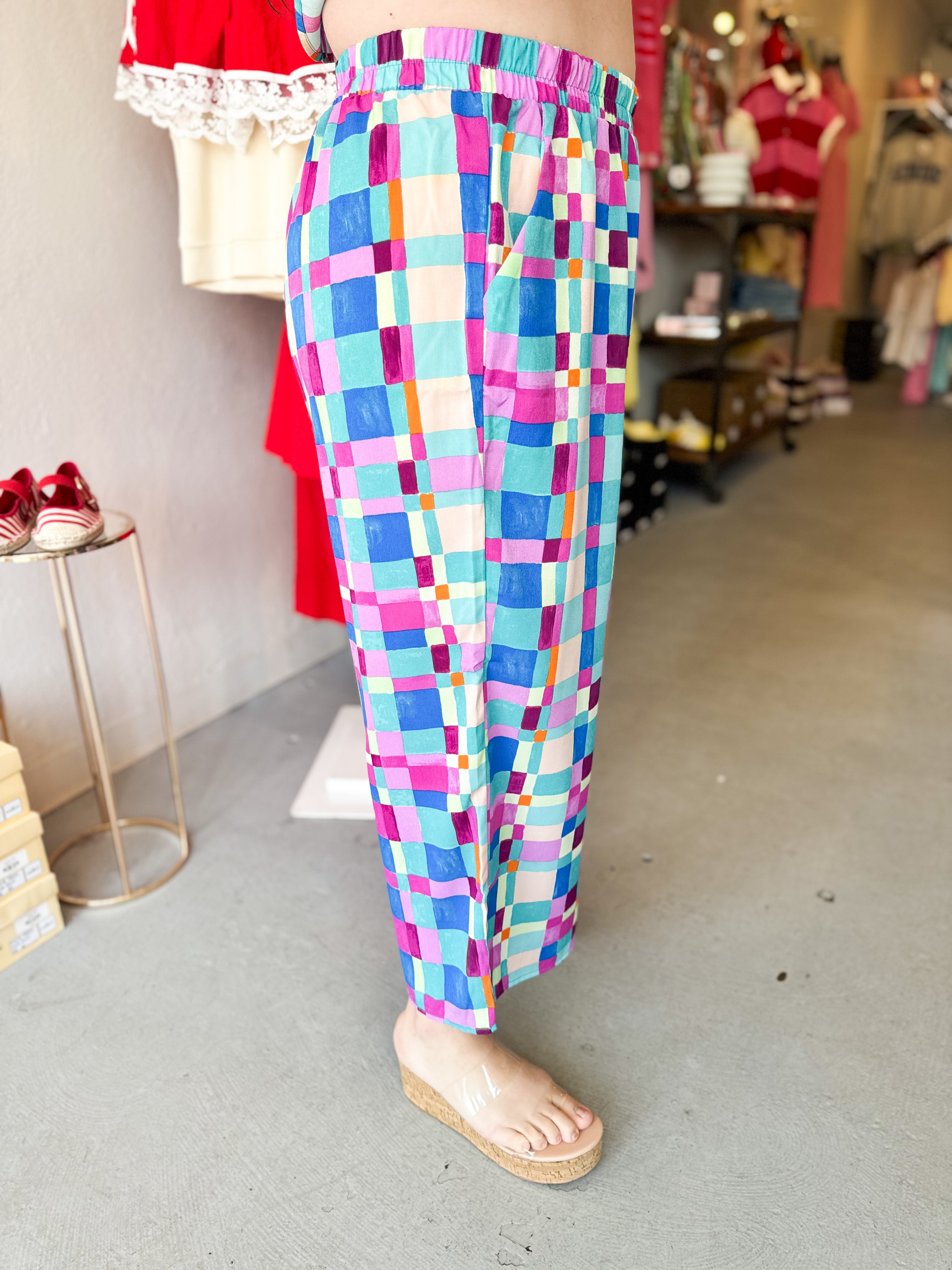 Plus Size Summer Mosaic Set