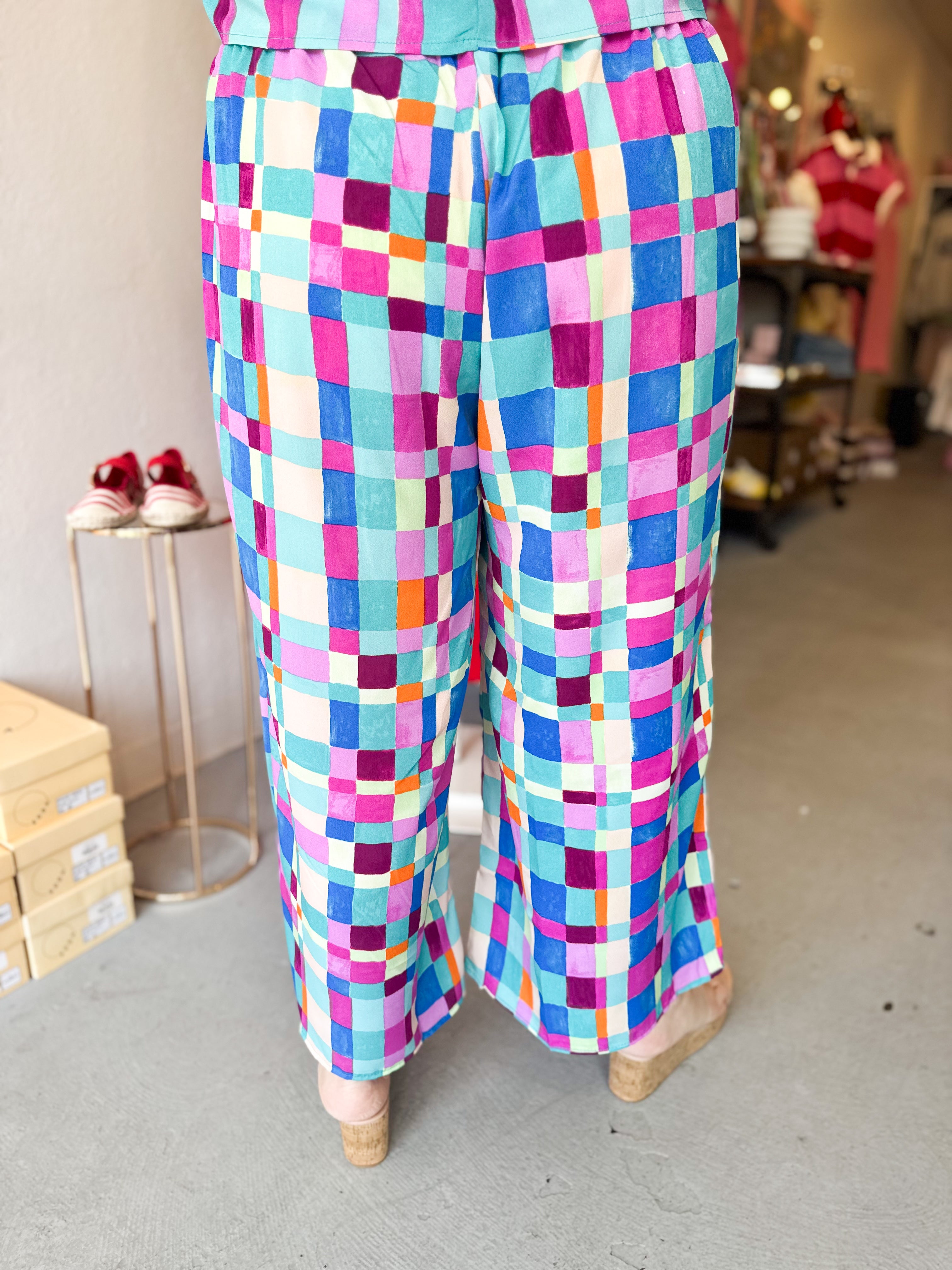 Plus Size Summer Mosaic Set