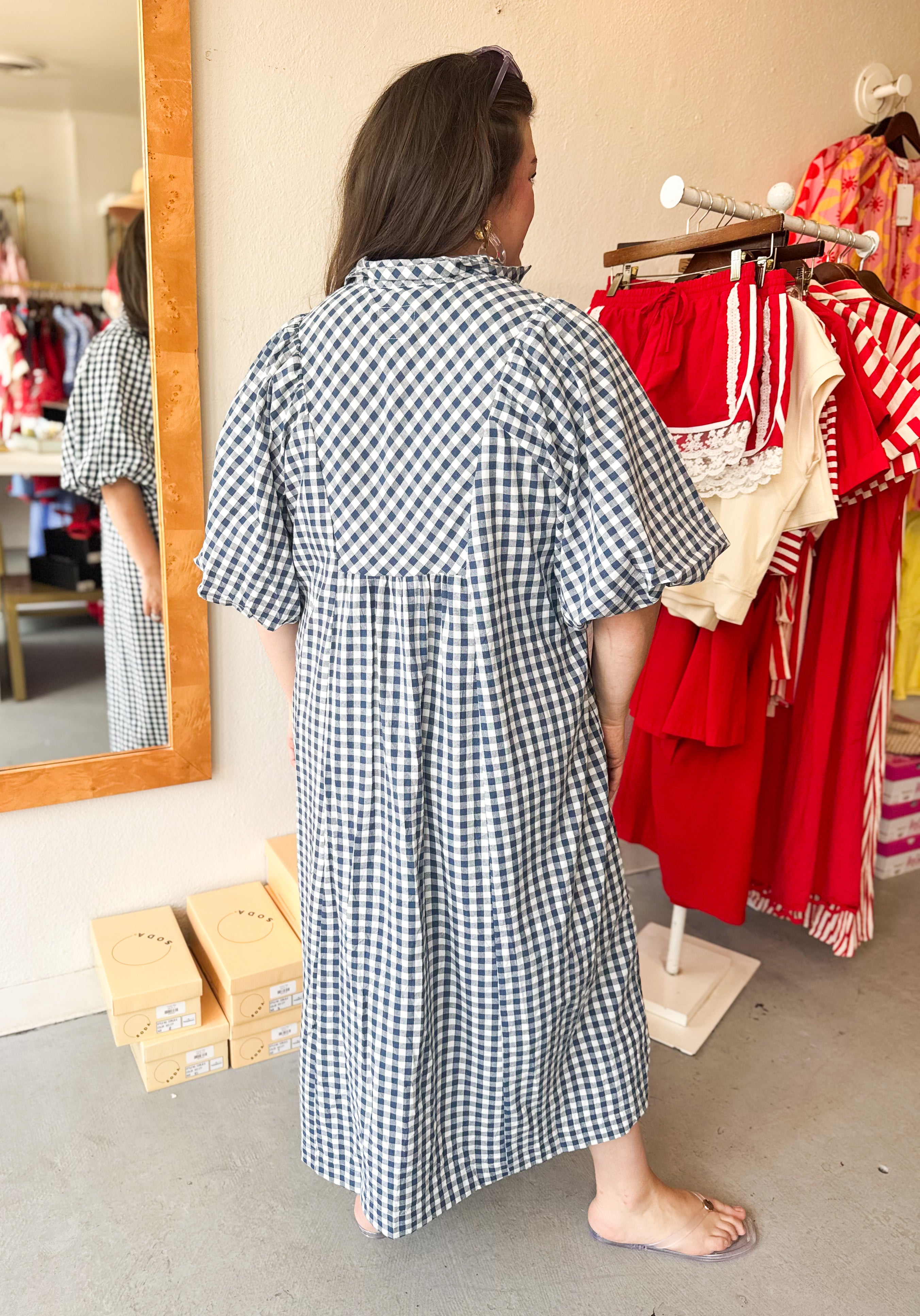 Plus Size Coastal Cottage Dress