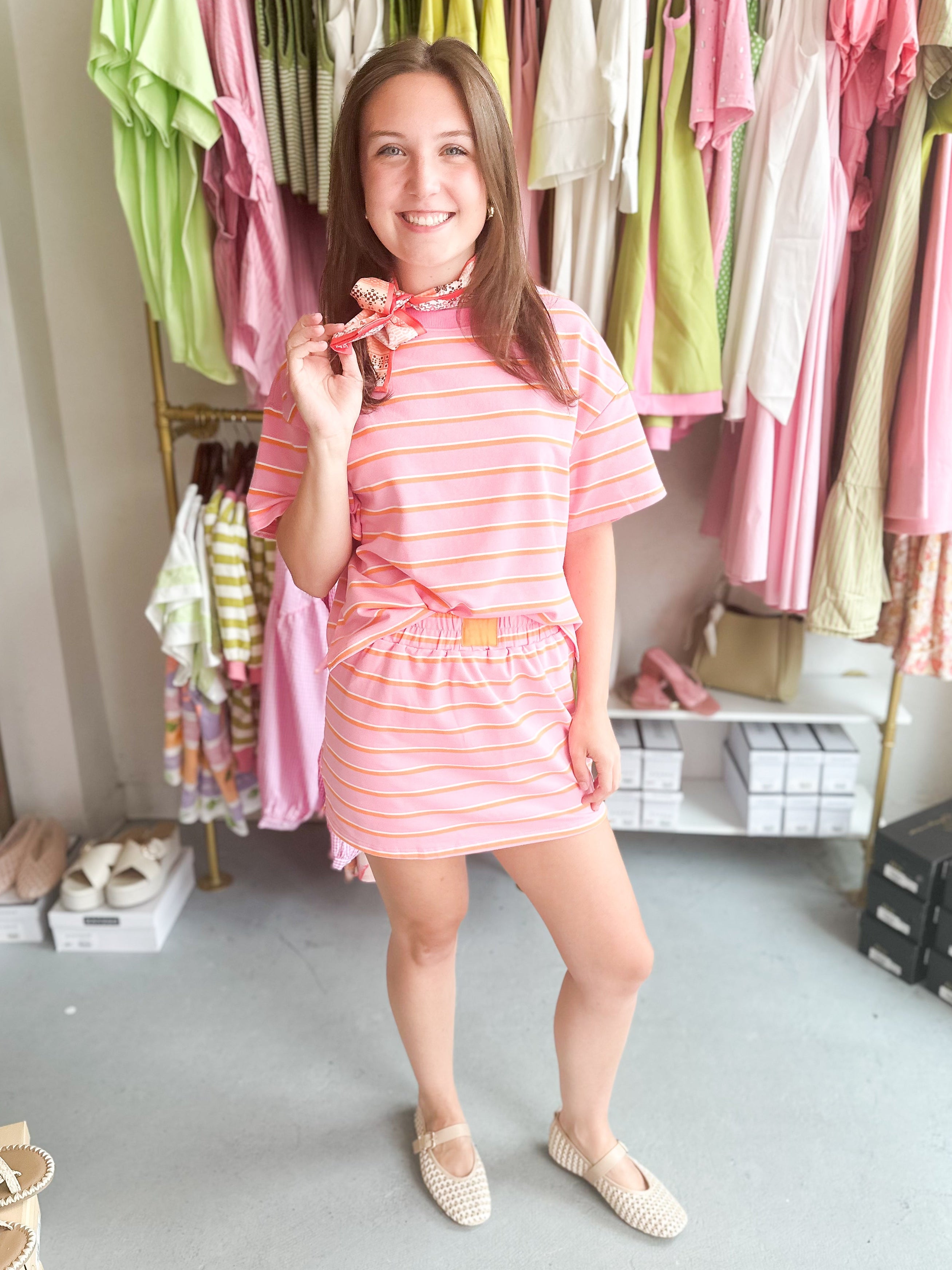 Striped Lounge Set