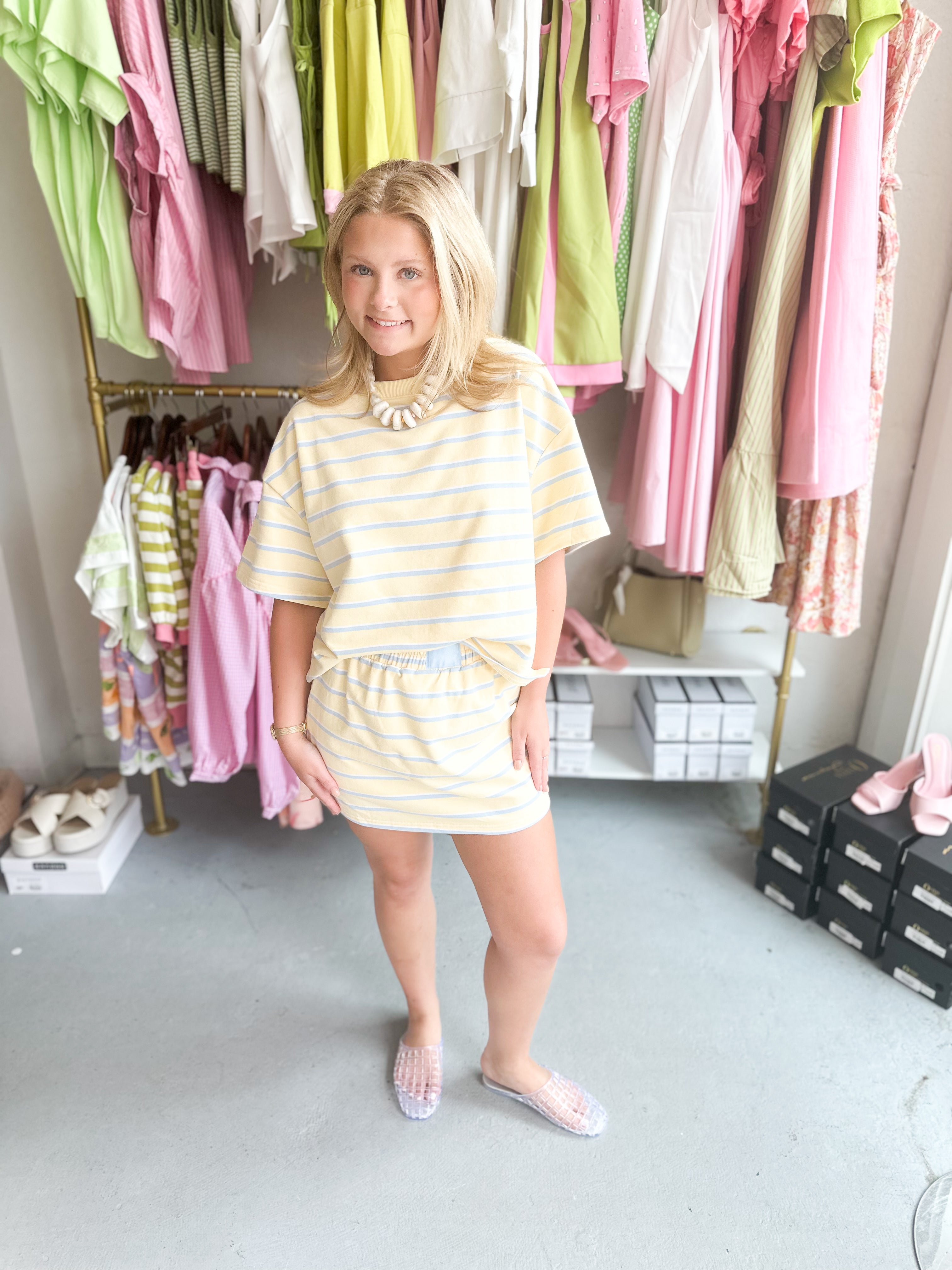 Striped Lounge Set