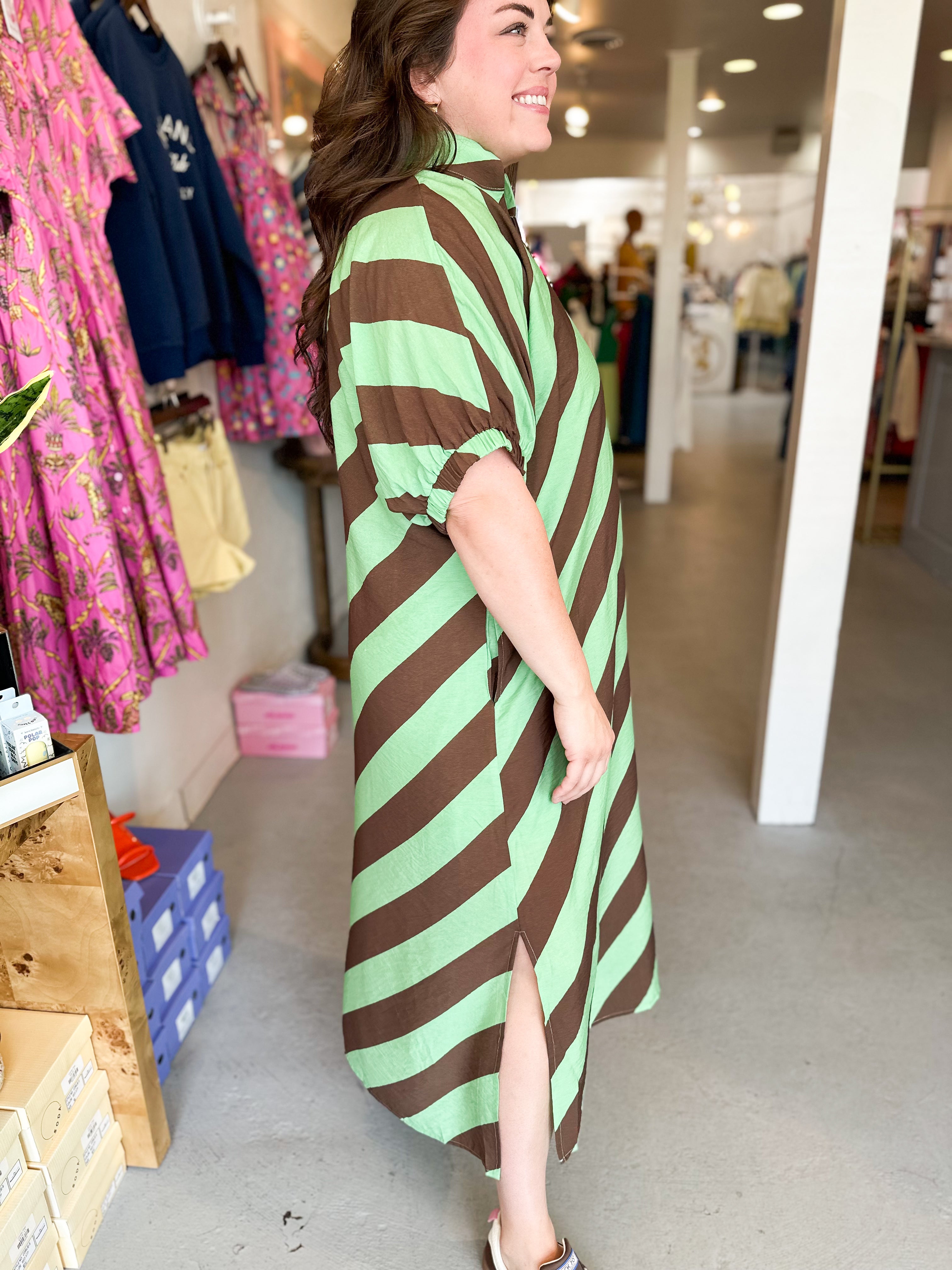 Plus Size Green Tea Maxi