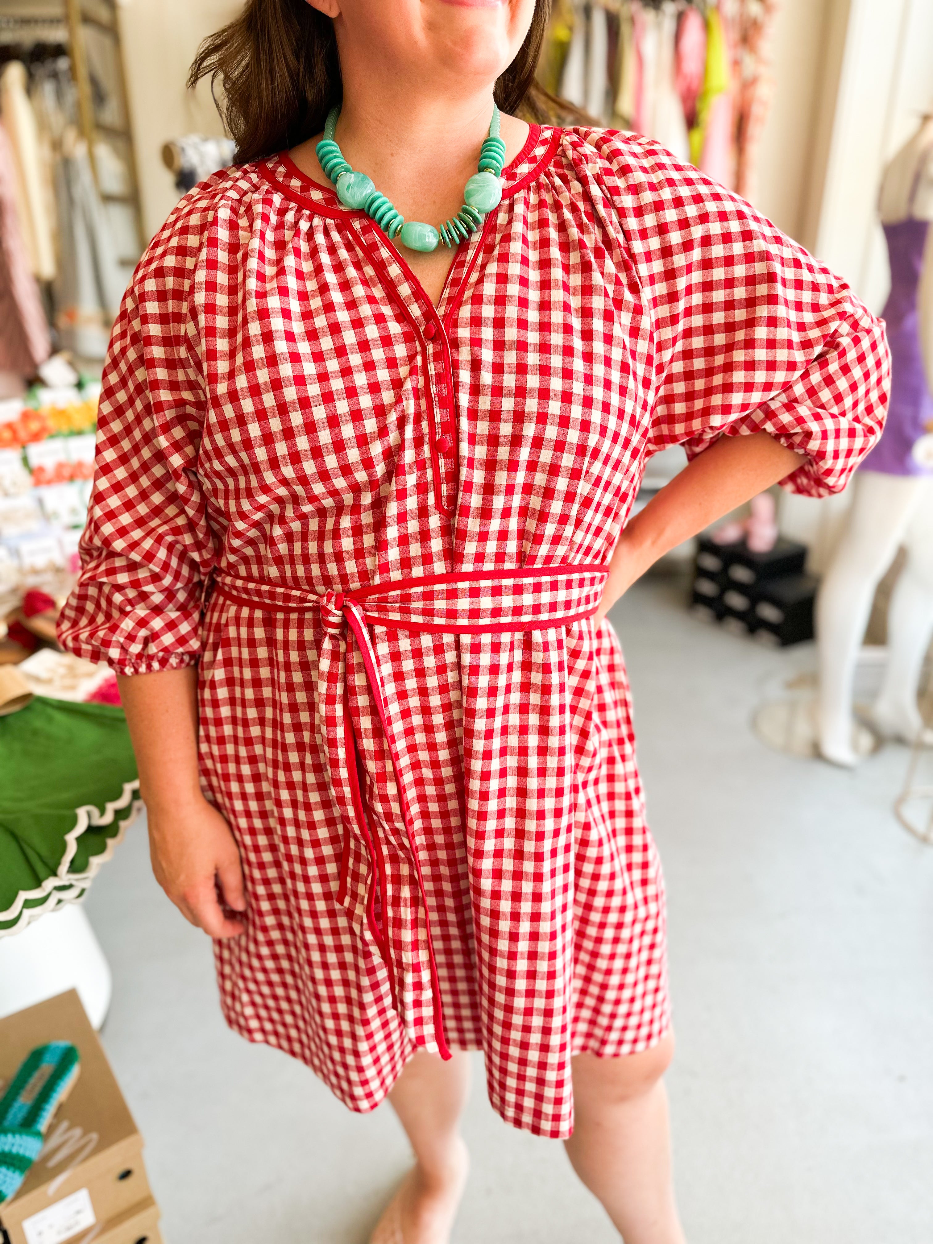 Plus Size Crimson Charm Dress