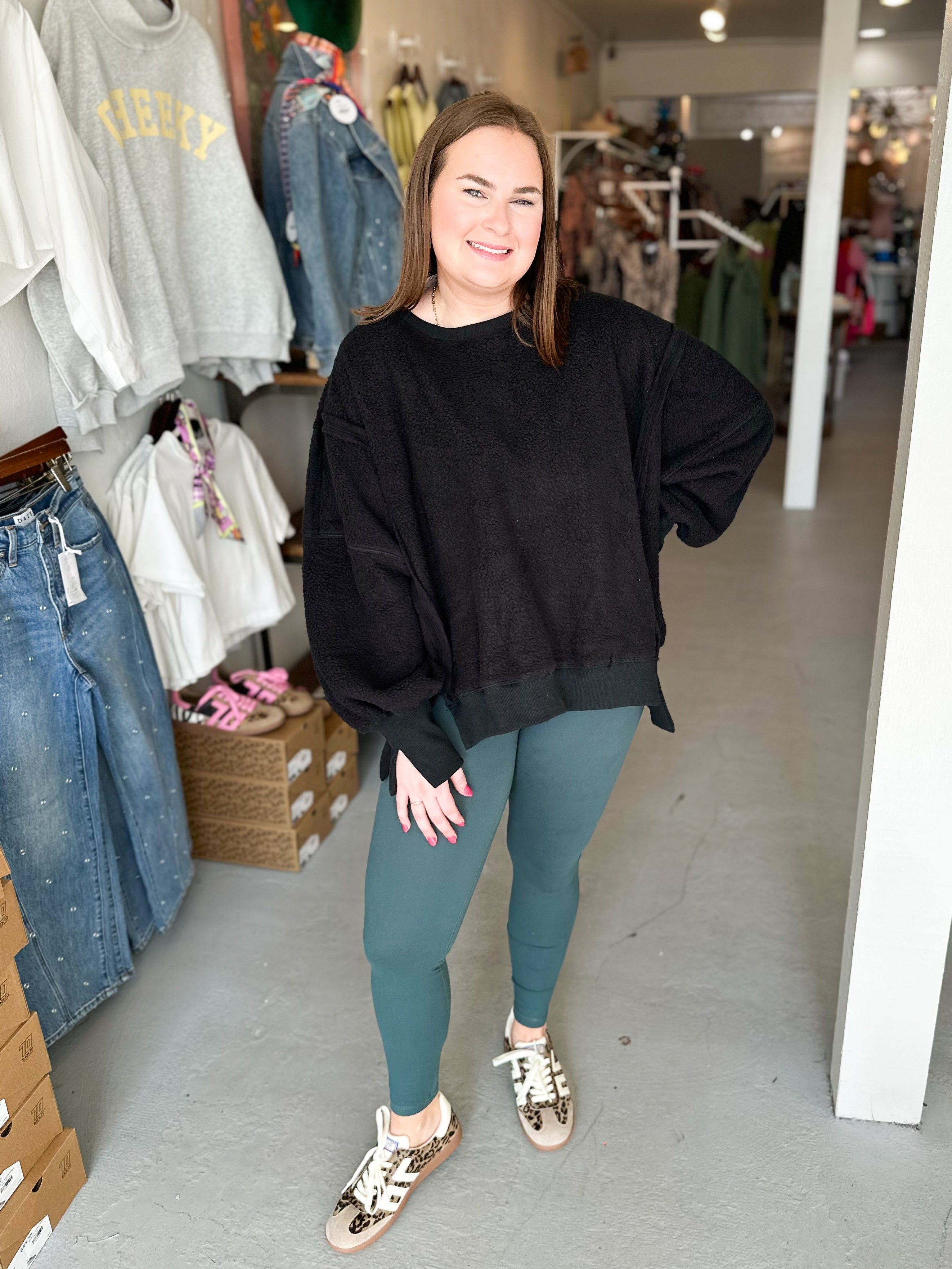 Fleece Long Sleeve Pullover