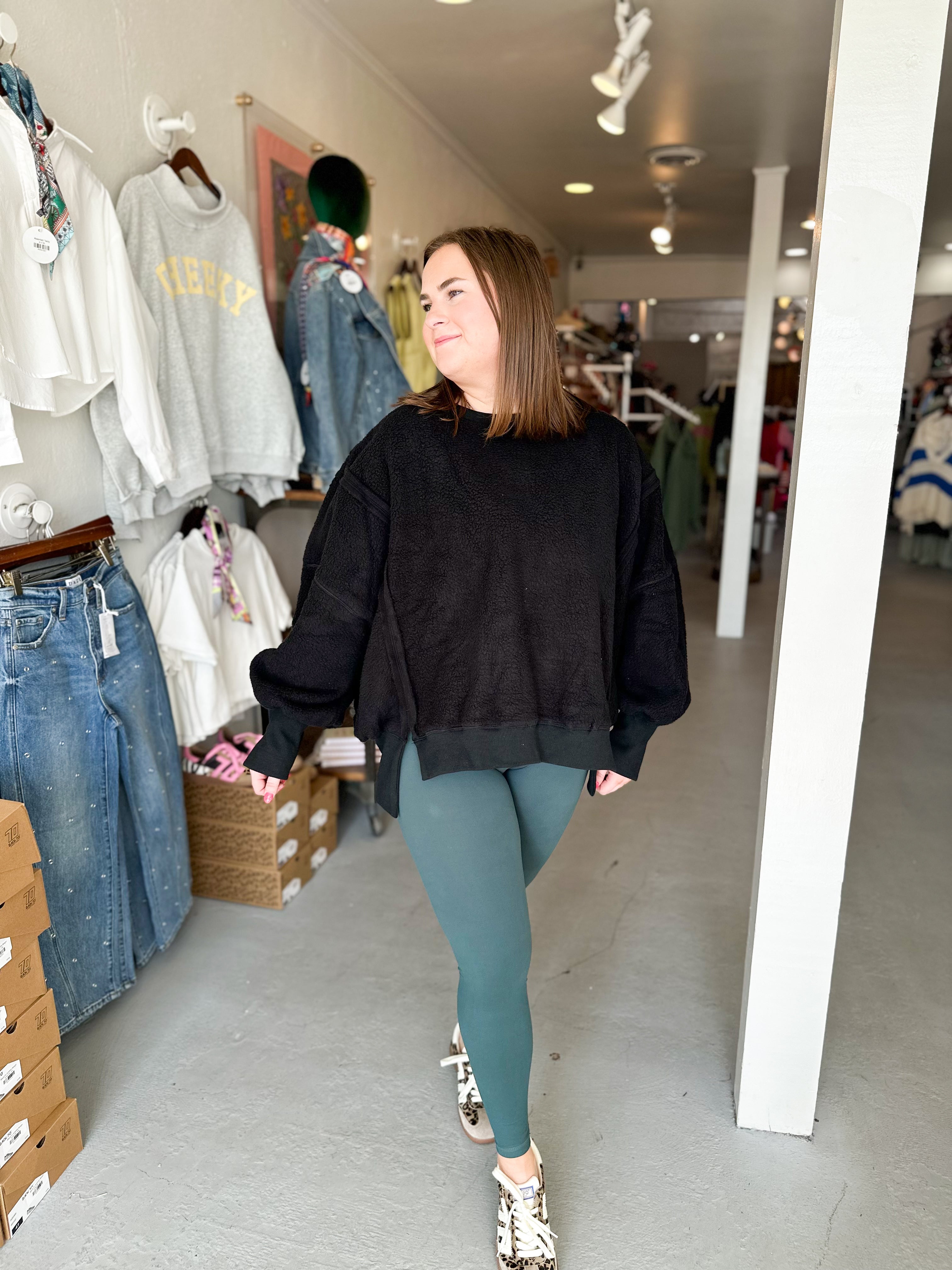 Fleece Long Sleeve Pullover