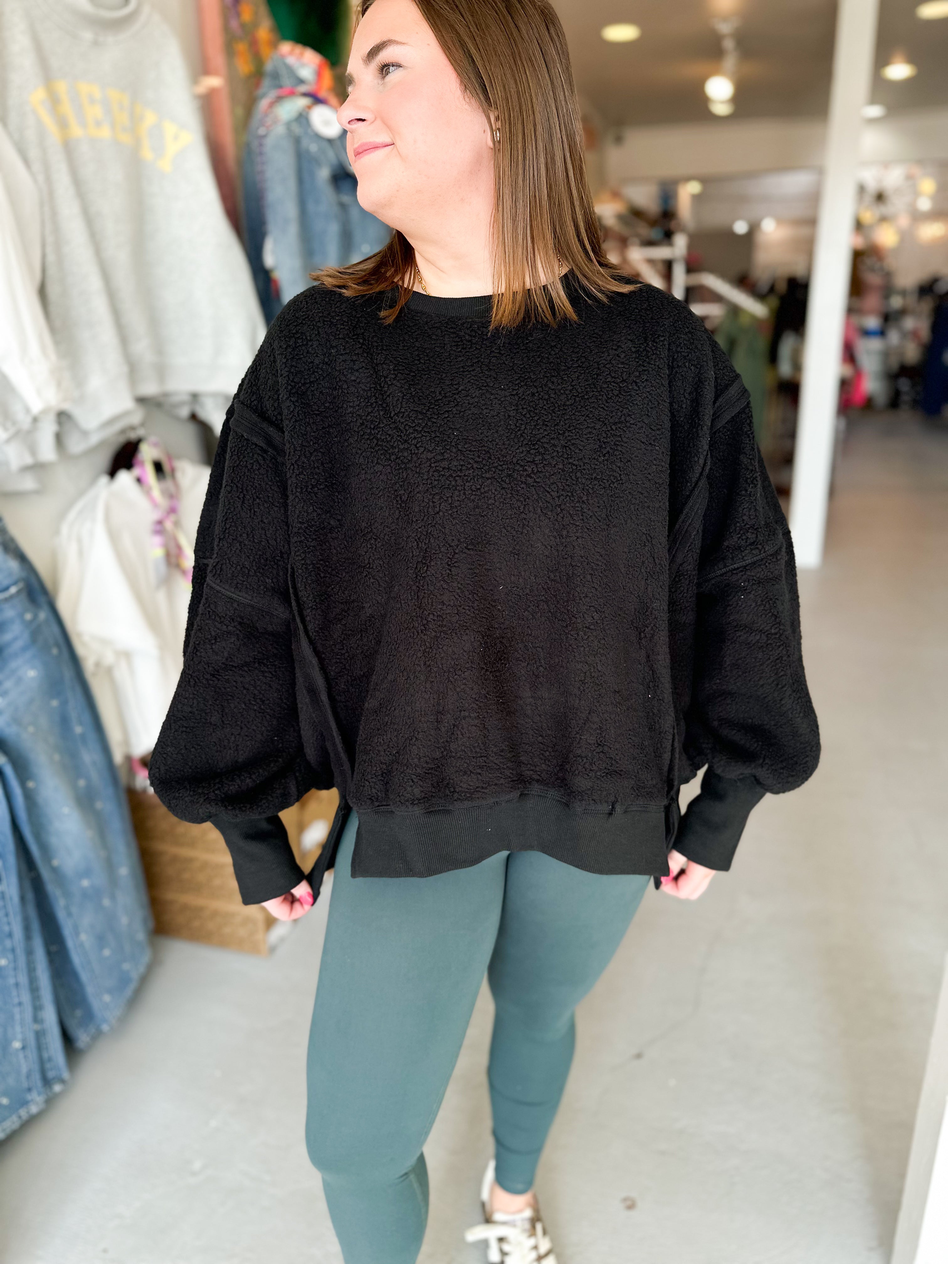 Fleece Long Sleeve Pullover