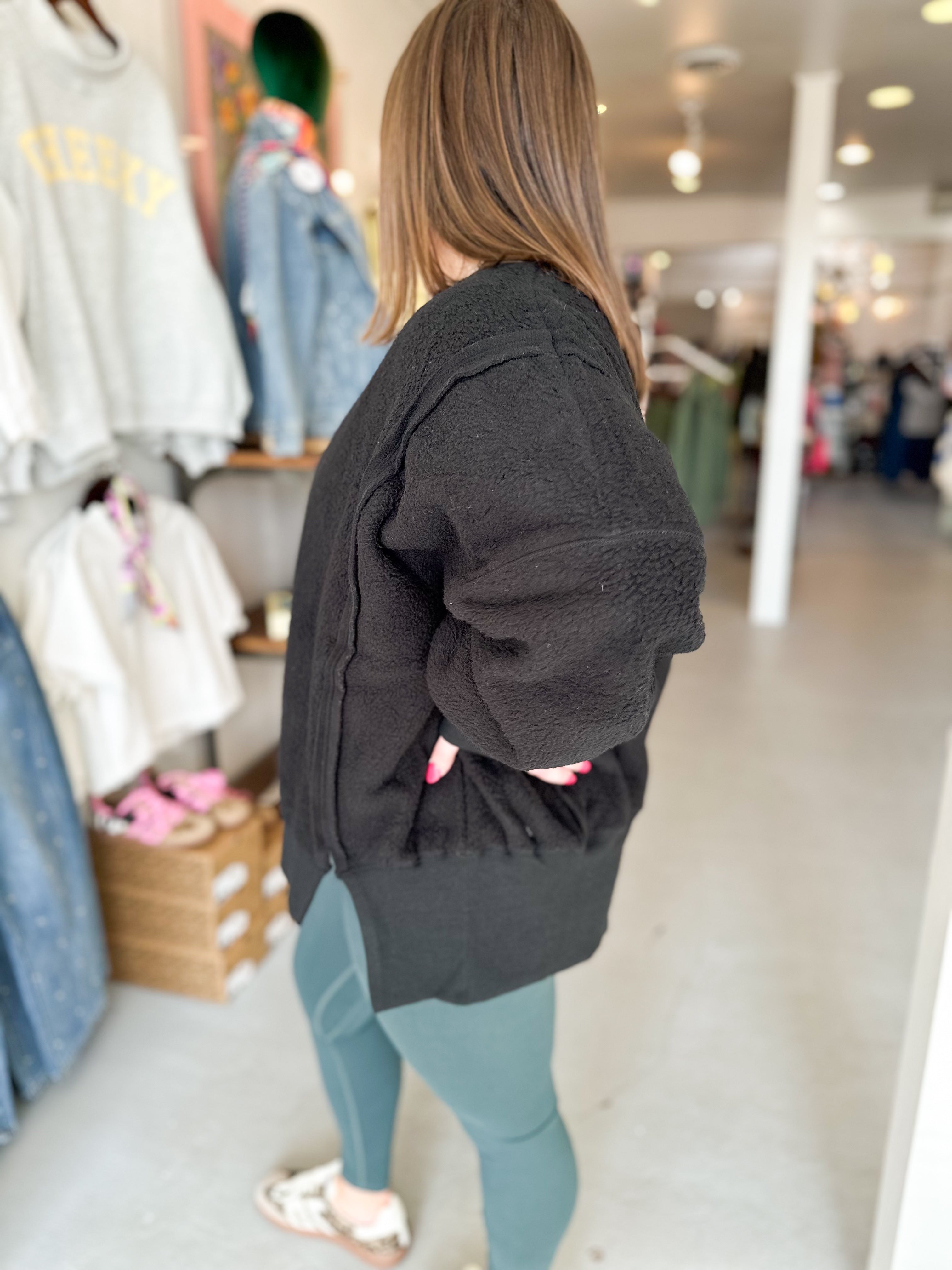 Fleece Long Sleeve Pullover